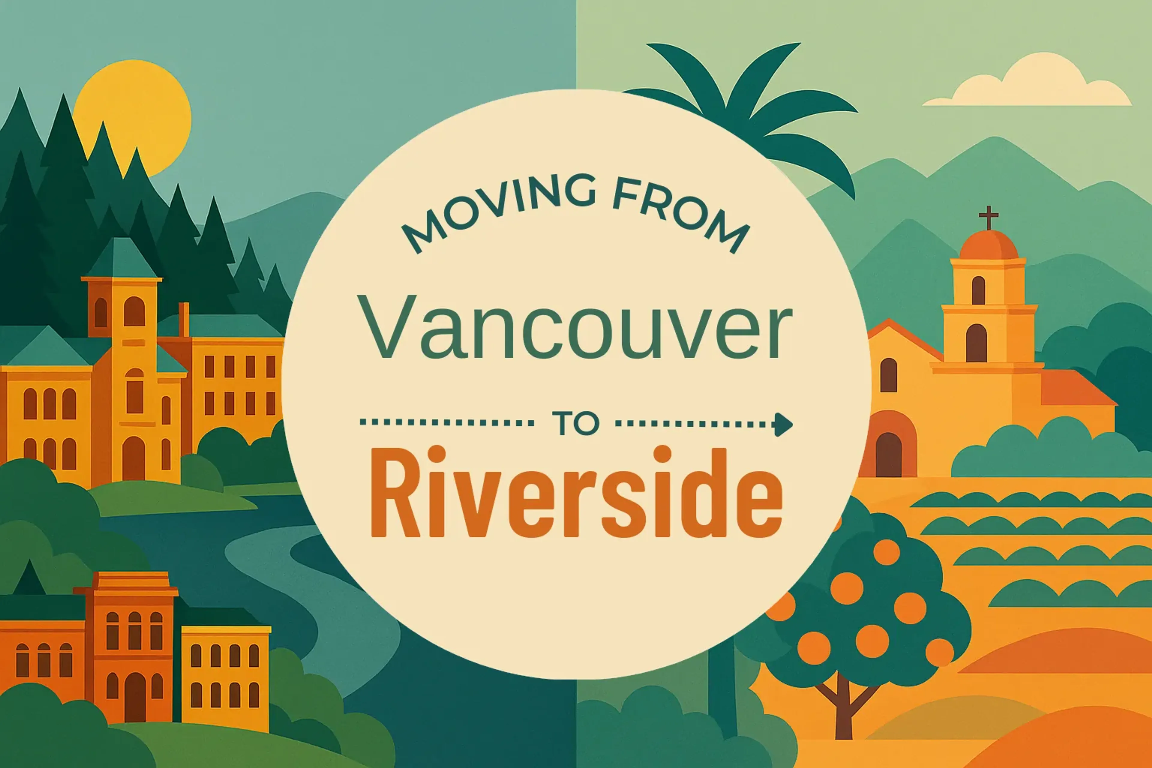 Side-by-side comparison of Vancouver to Riverside moving companies