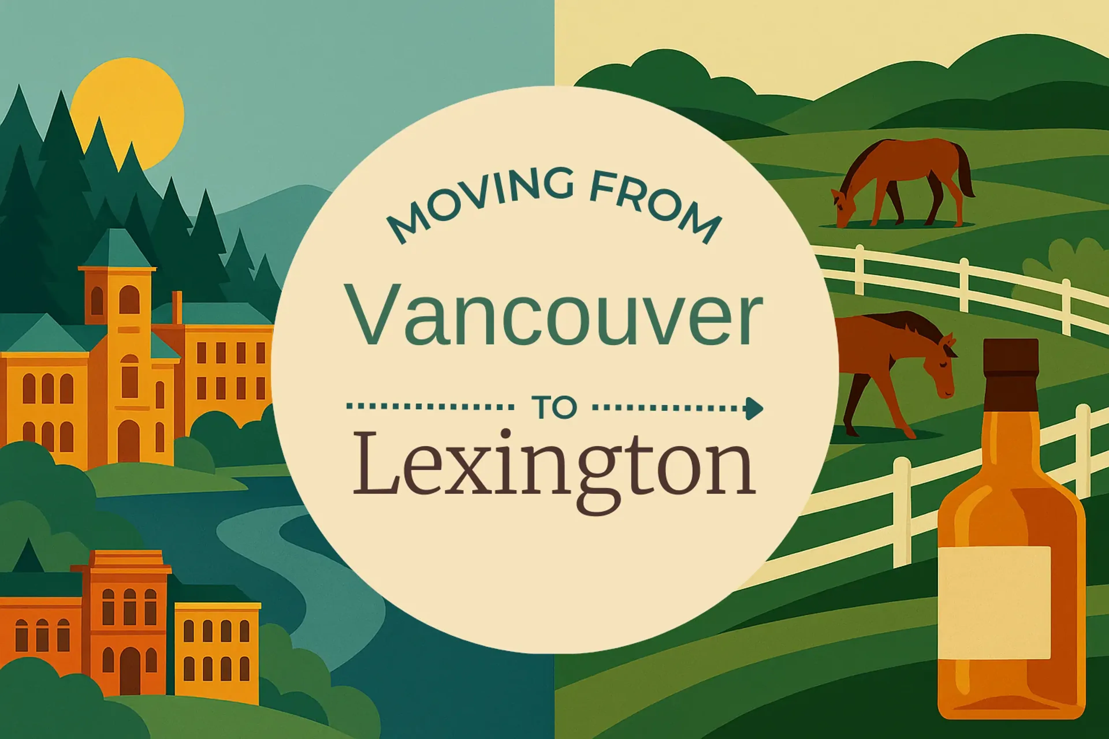 Side-by-side comparison of Vancouver to Lexington moving companies