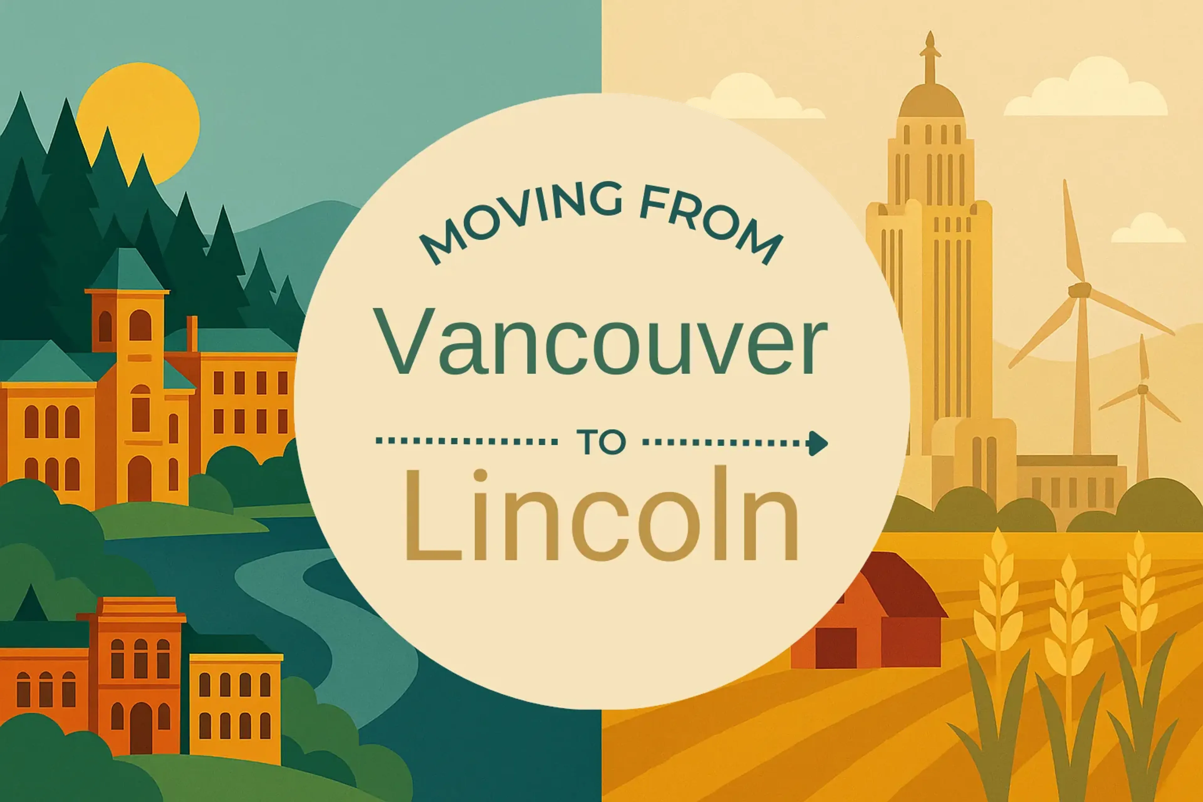 Side-by-side comparison of Vancouver to Lincoln moving companies