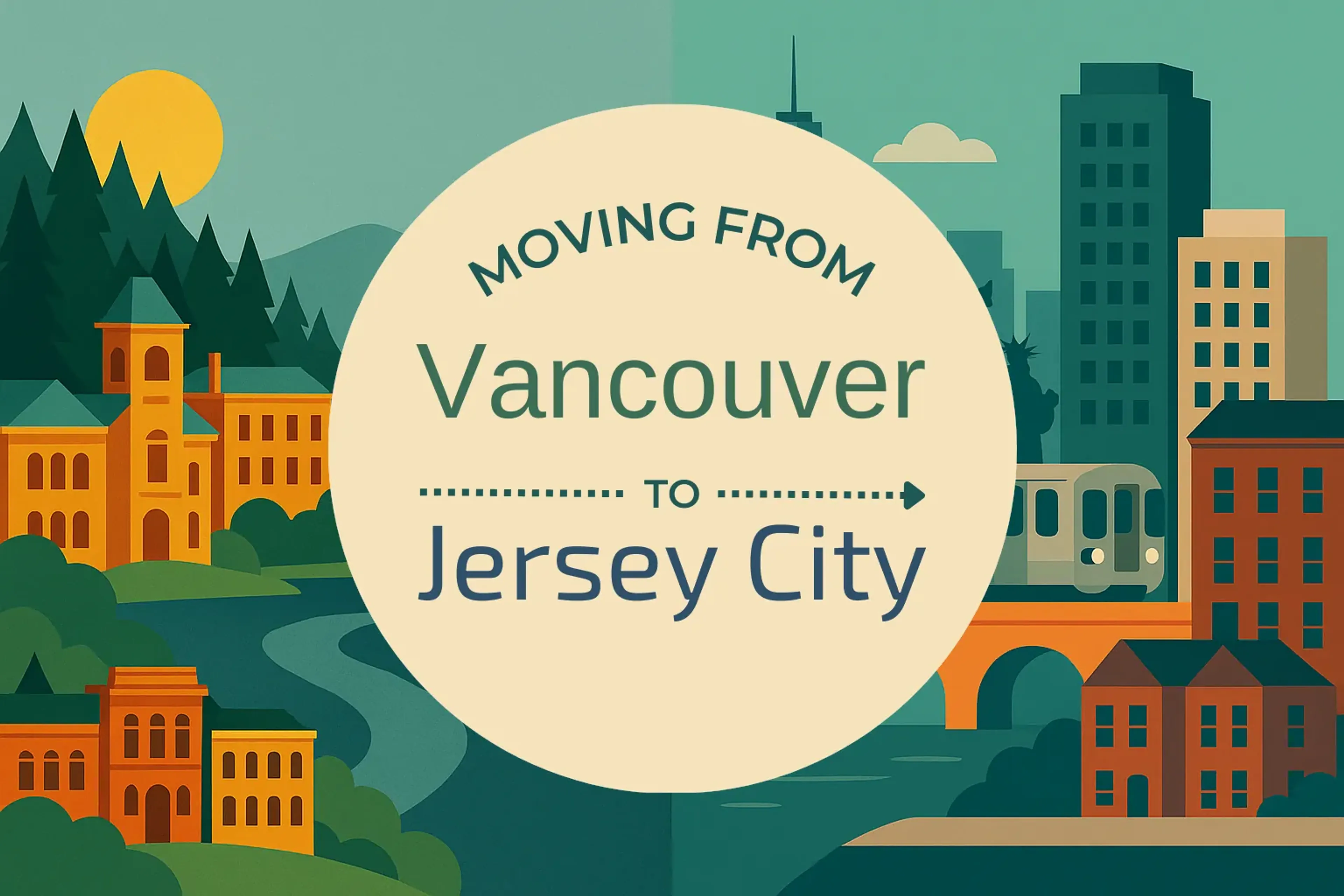 Side-by-side comparison of Vancouver to Jersey City moving companies