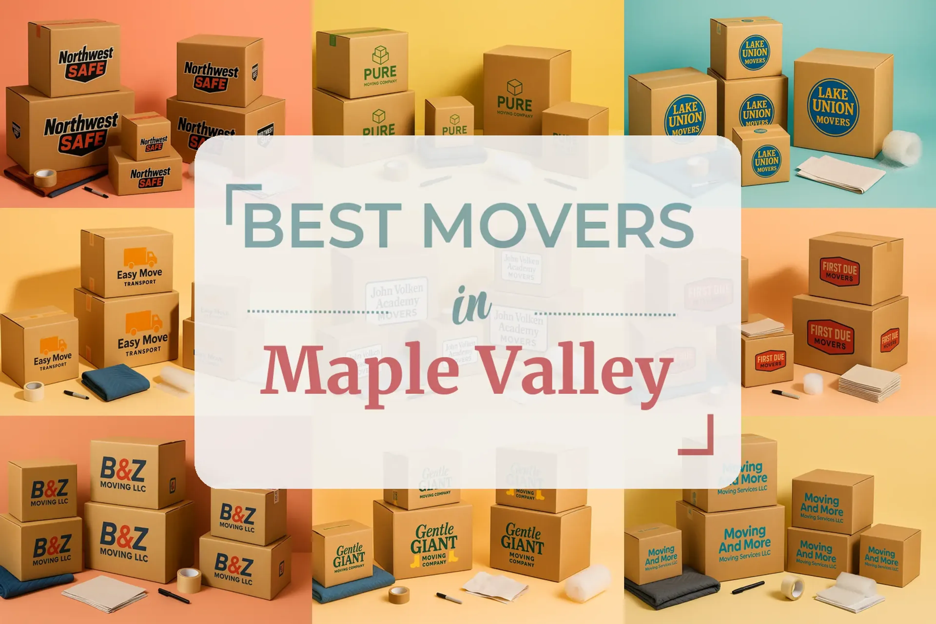 Side-by-side comparison of Maple Valley moving companies