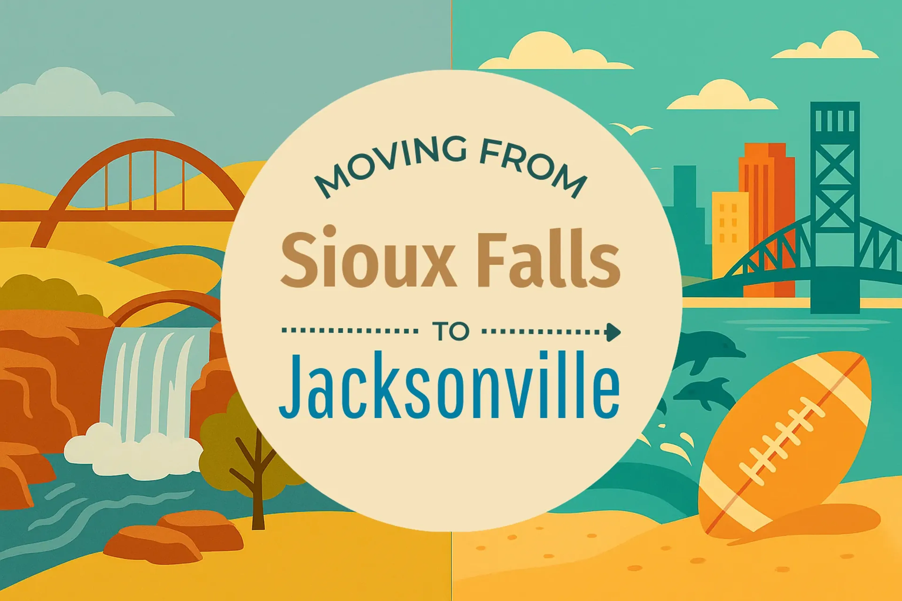 Side-by-side comparison of Sioux Falls to Jacksonville moving companies