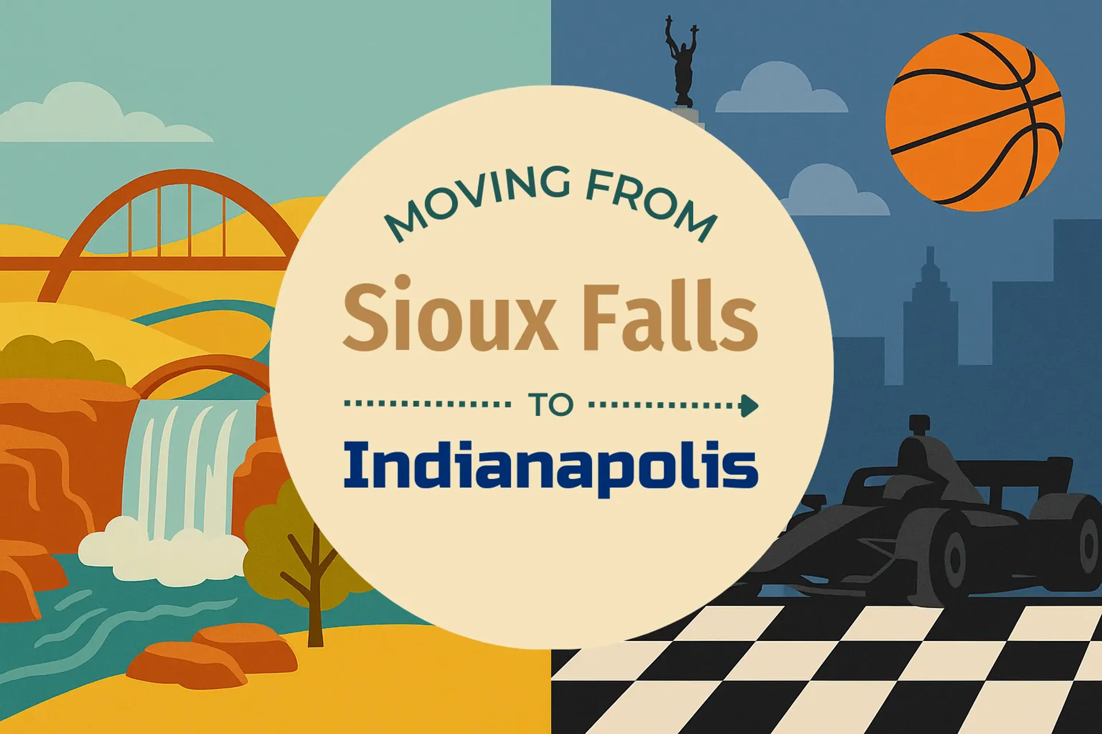 Side-by-side comparison of Sioux Falls to Indianapolis moving companies
