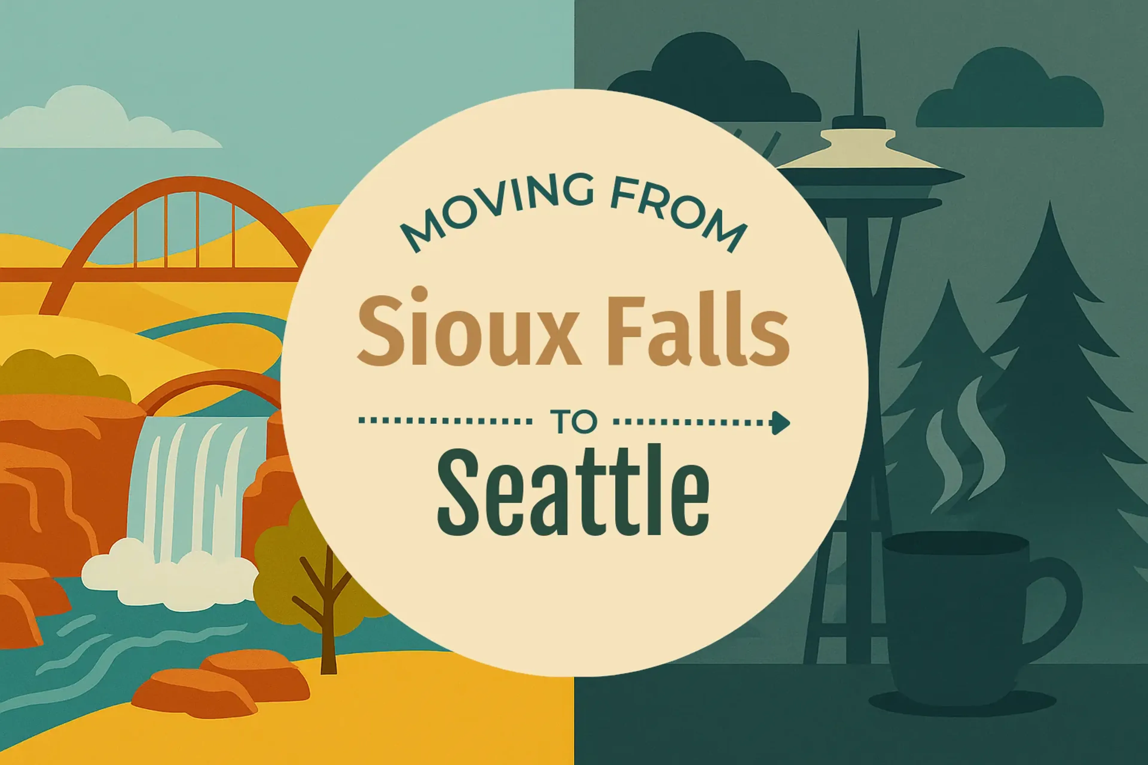 Side-by-side comparison of Sioux Falls to Seattle moving companies