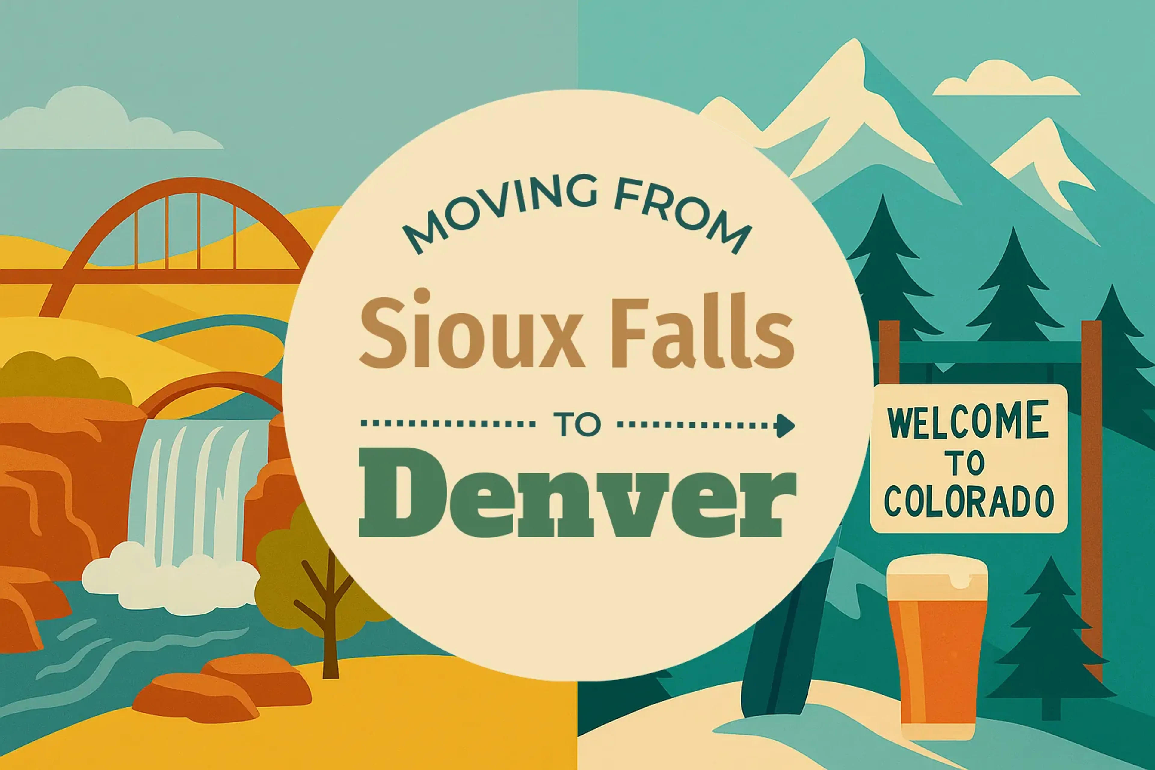 Side-by-side comparison of Sioux Falls to Denver moving companies