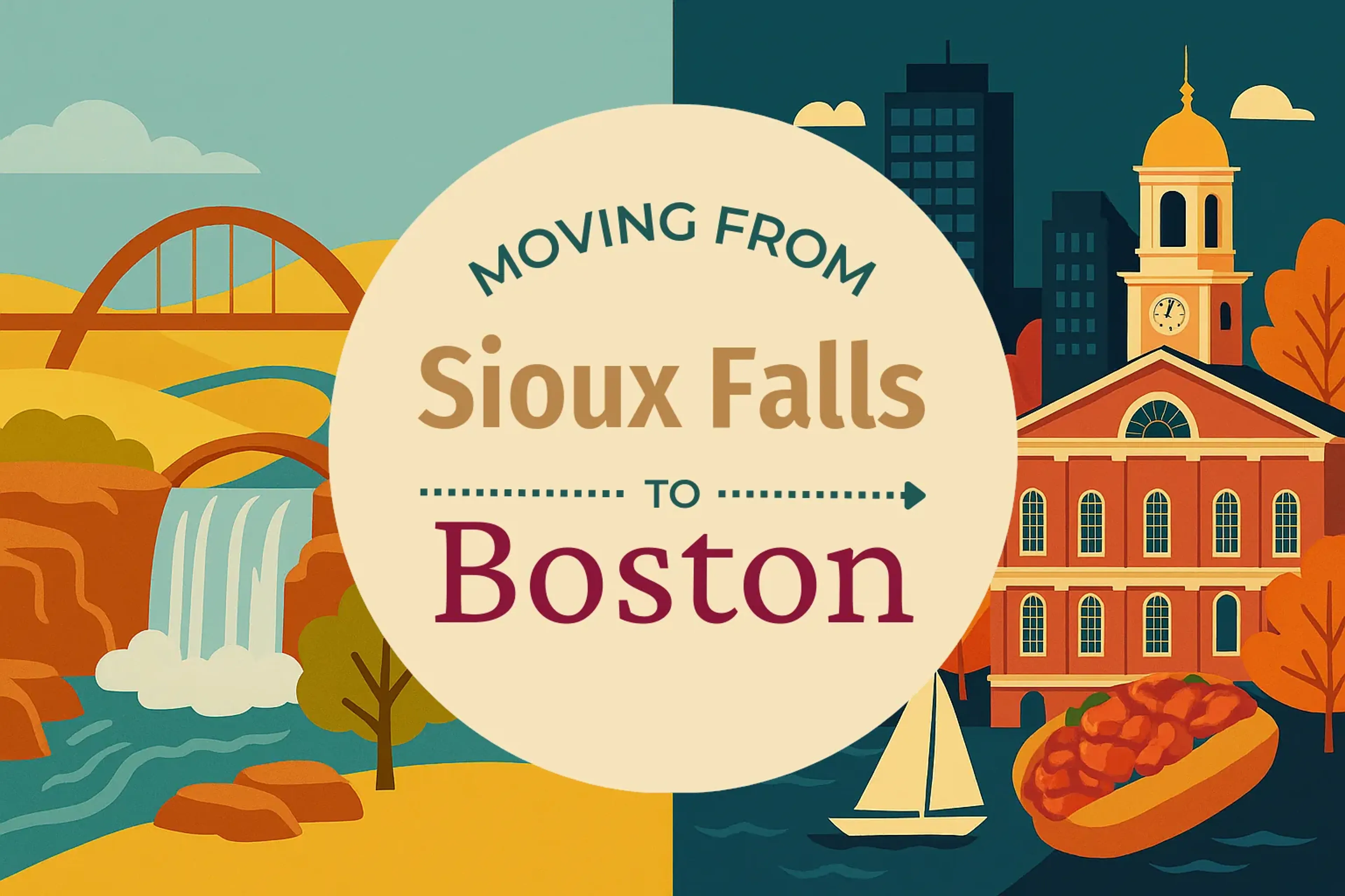 Side-by-side comparison of Sioux Falls to Boston moving companies