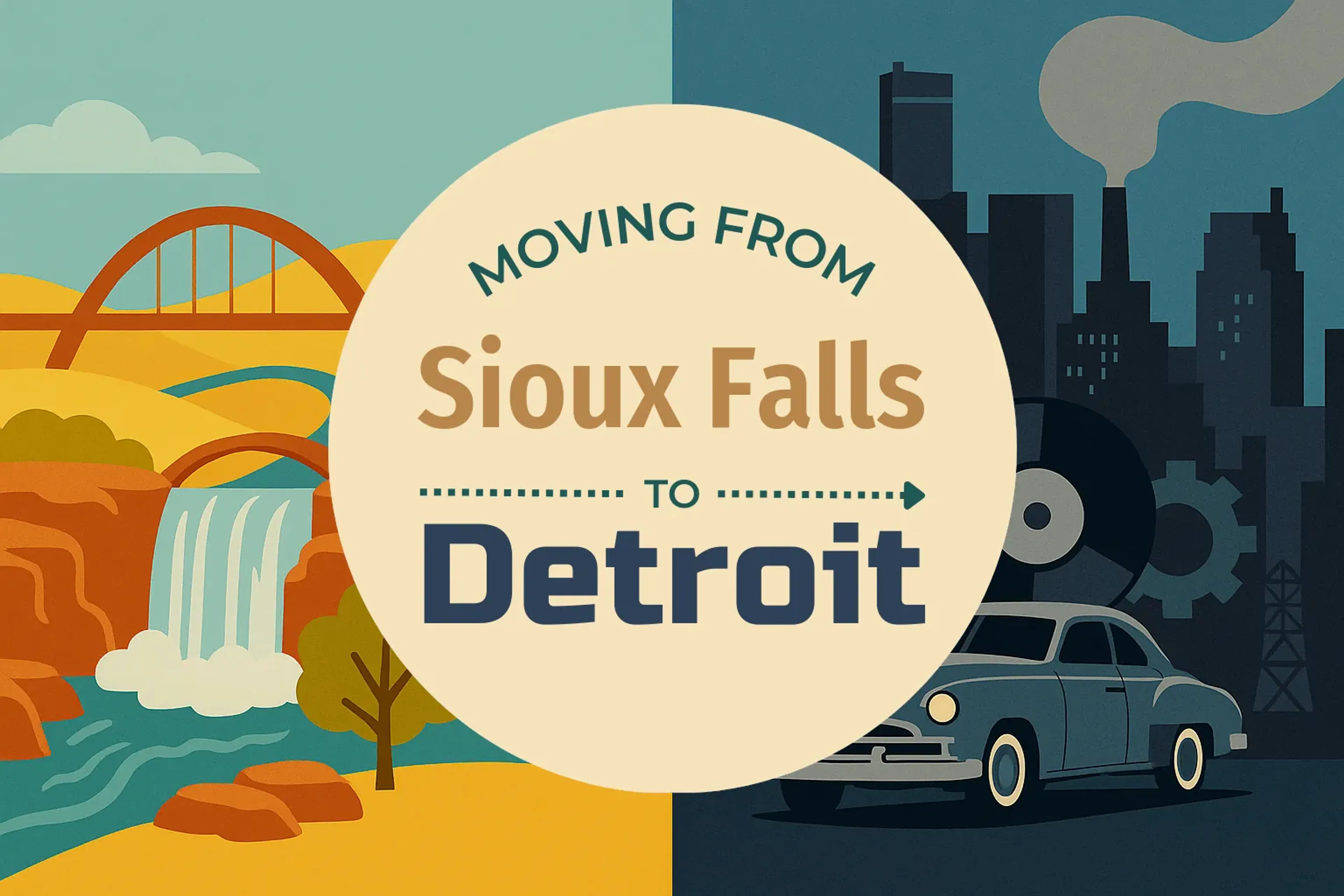 Side-by-side comparison of Sioux Falls to Detroit moving companies