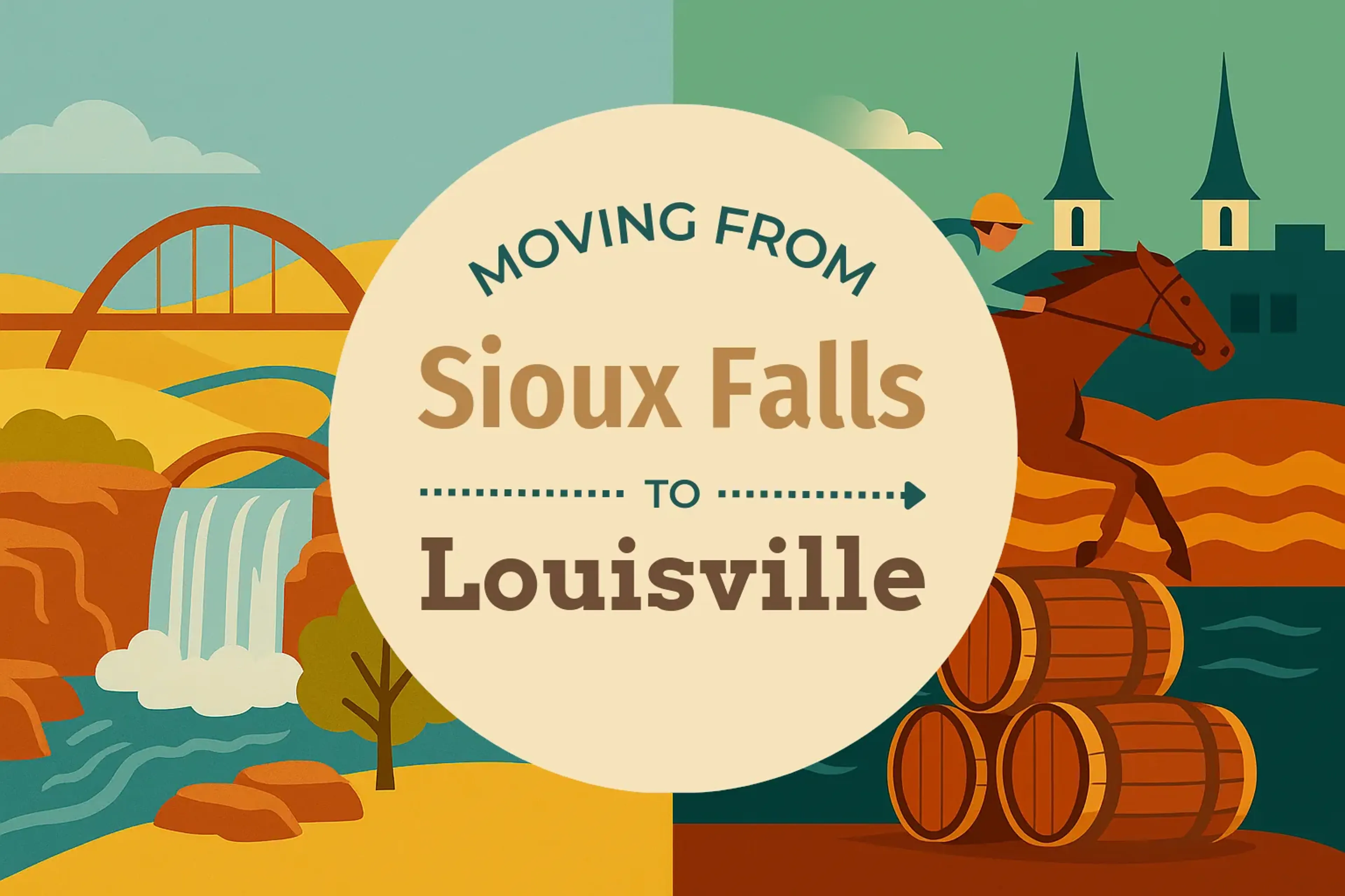 Side-by-side comparison of Sioux Falls to Louisville moving companies