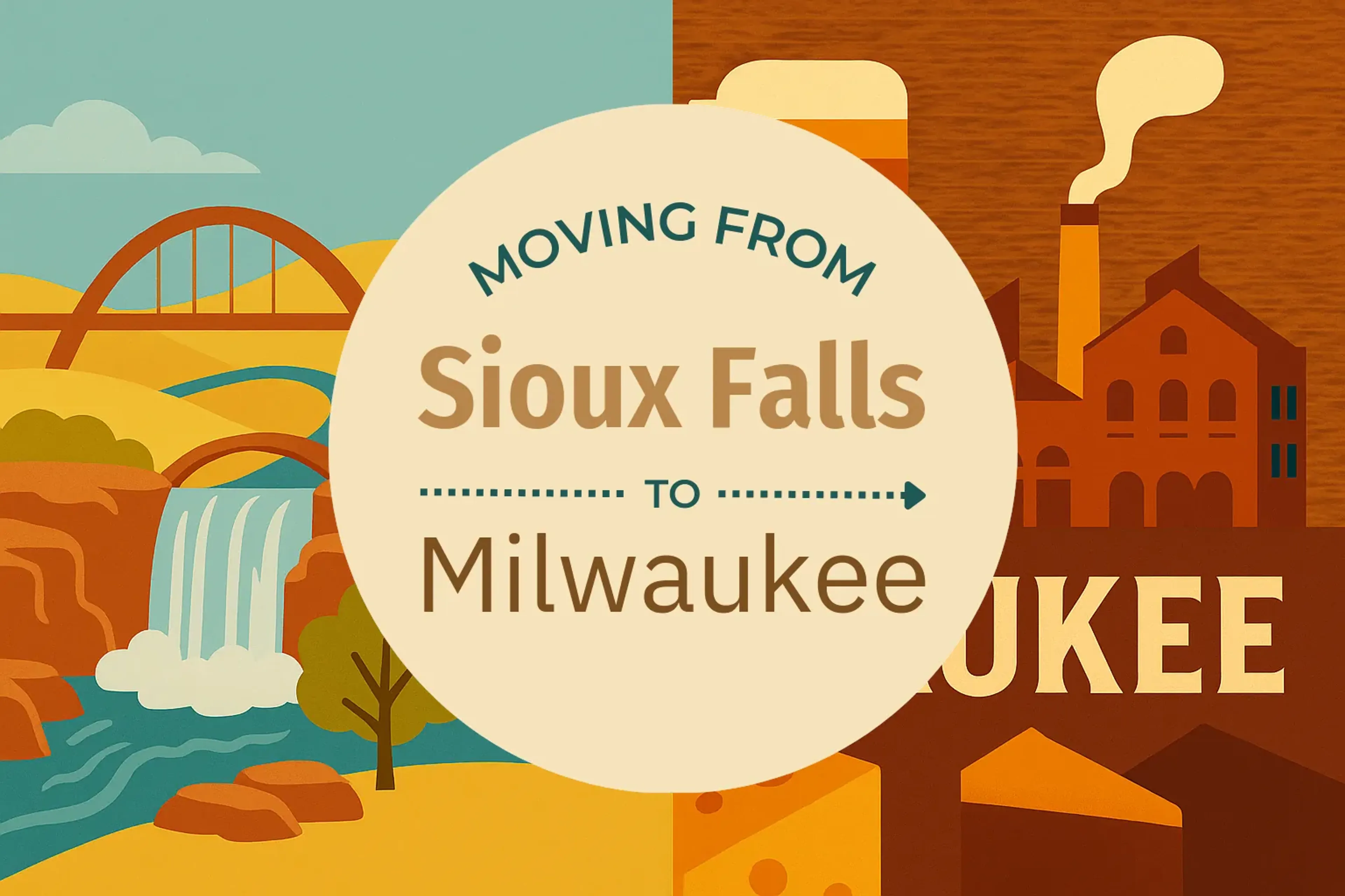 Side-by-side comparison of Sioux Falls to Milwaukee moving companies