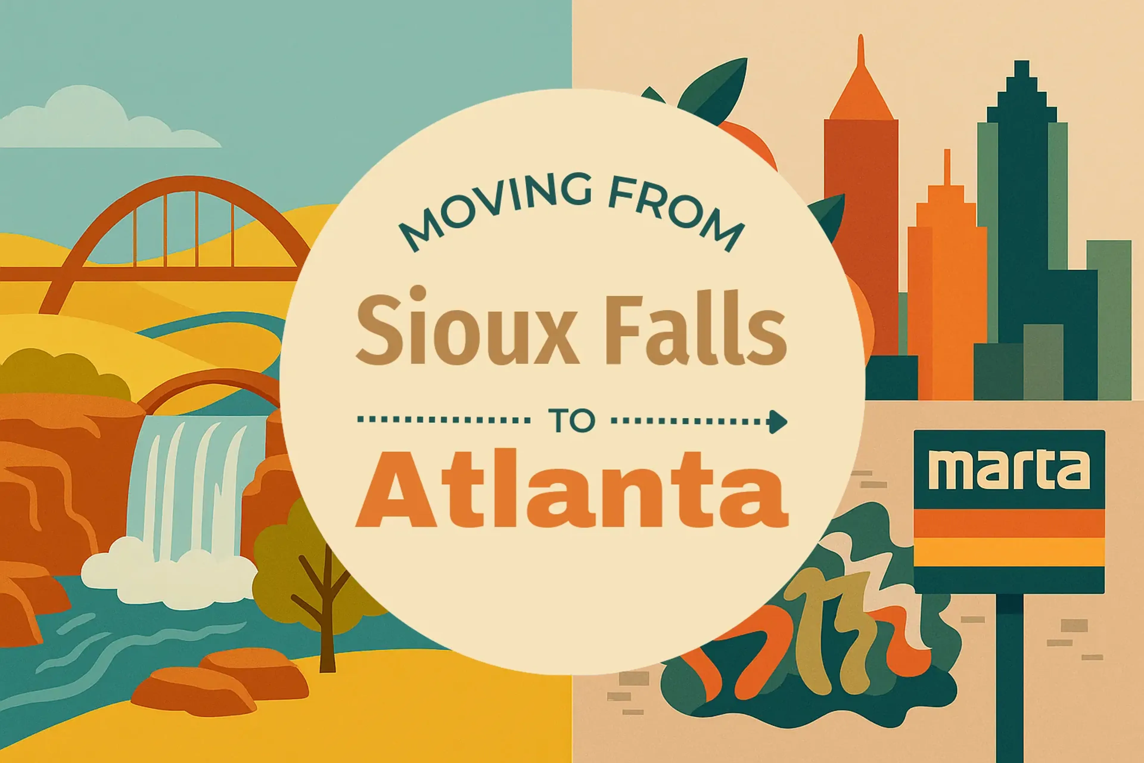 Side-by-side comparison of Sioux Falls to Atlanta moving companies