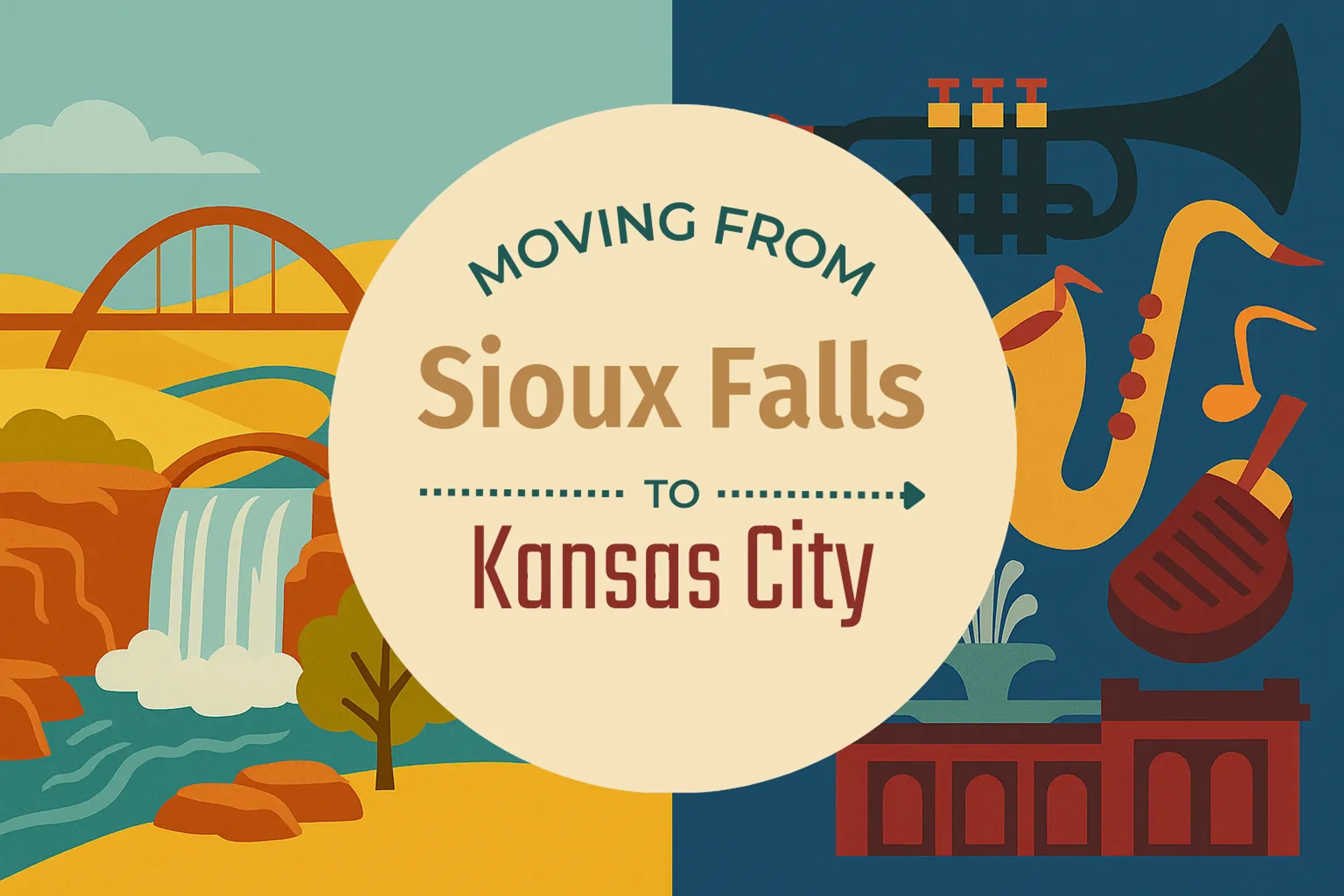 Side-by-side comparison of Sioux Falls to Kansas City moving companies