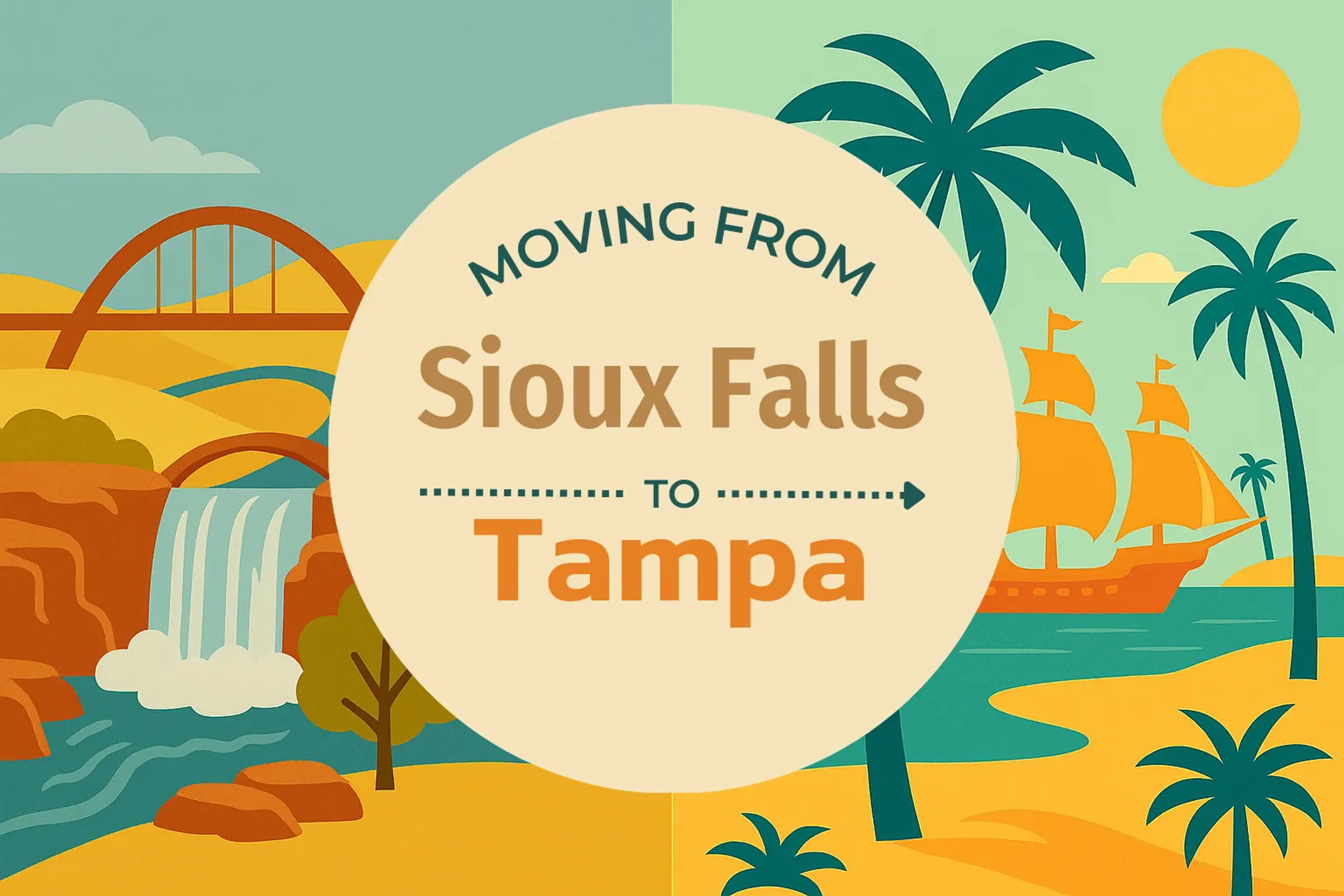 Side-by-side comparison of Sioux Falls to Tampa moving companies