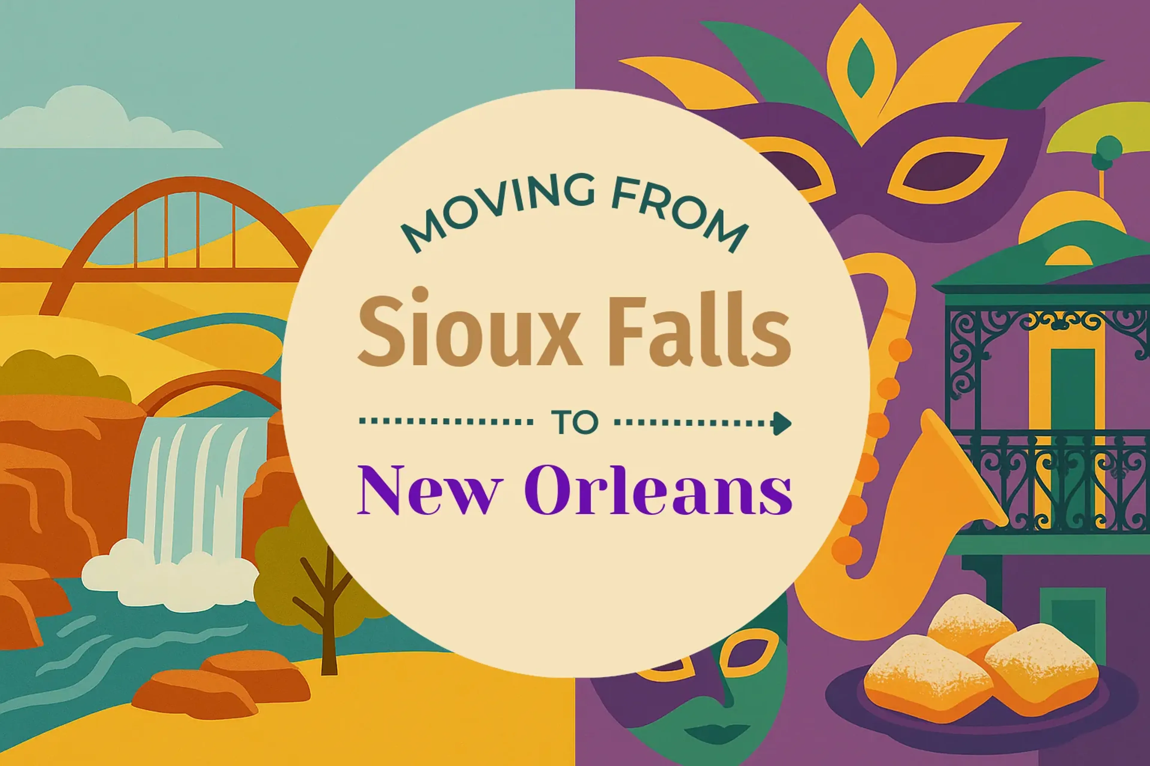 Side-by-side comparison of Sioux Falls to New Orleans moving companies