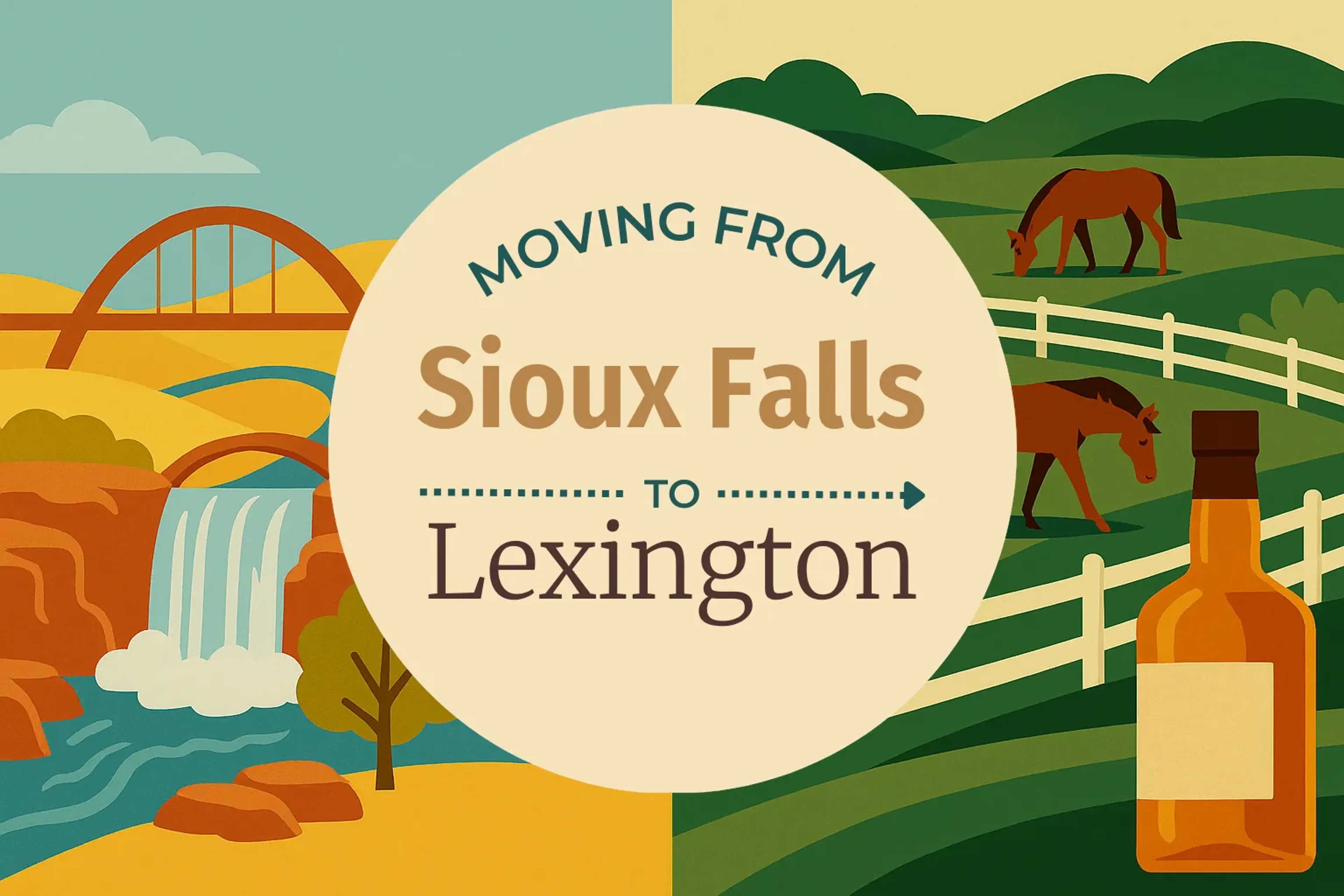 Side-by-side comparison of Sioux Falls to Lexington moving companies