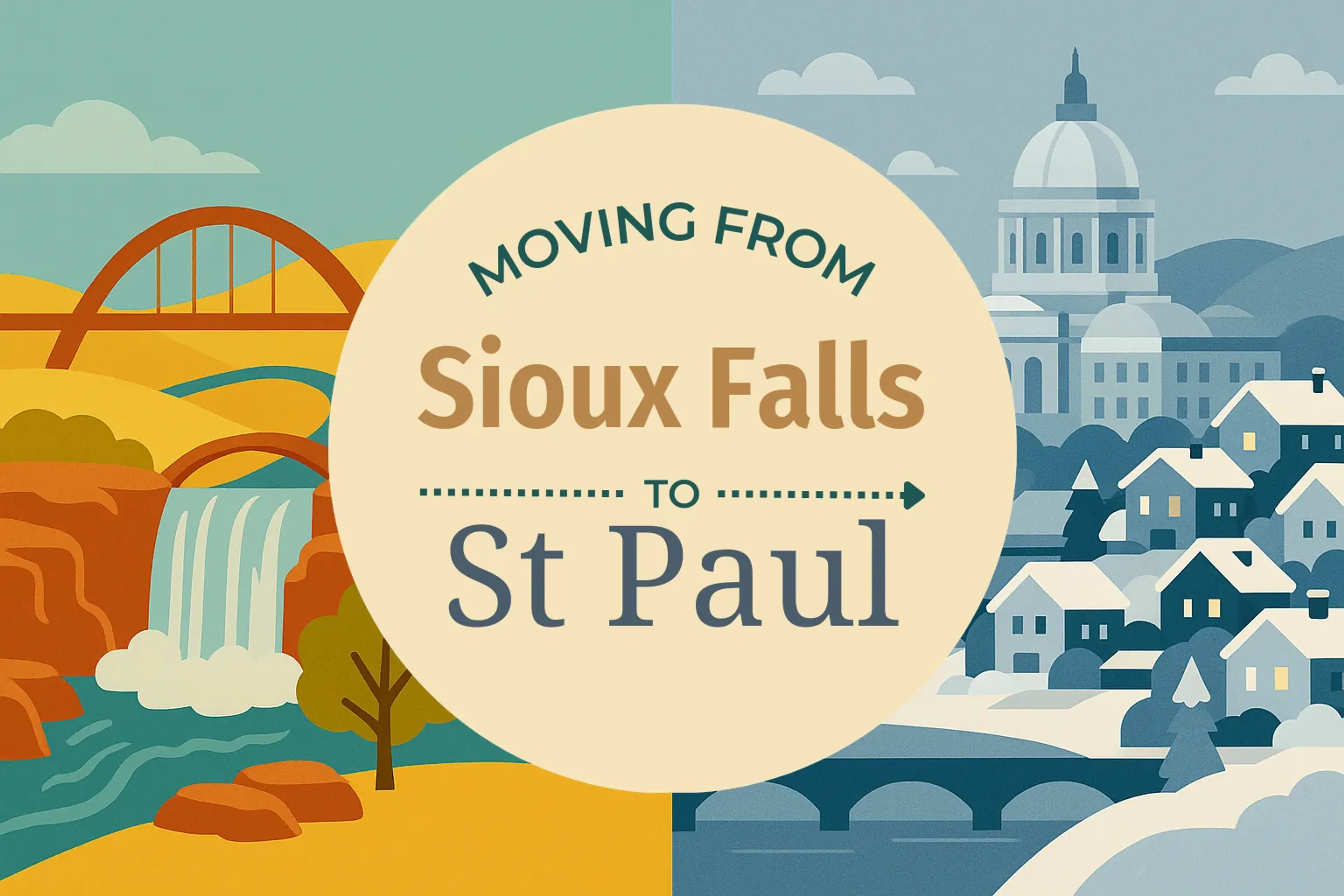 Side-by-side comparison of Sioux Falls to St. Paul moving companies