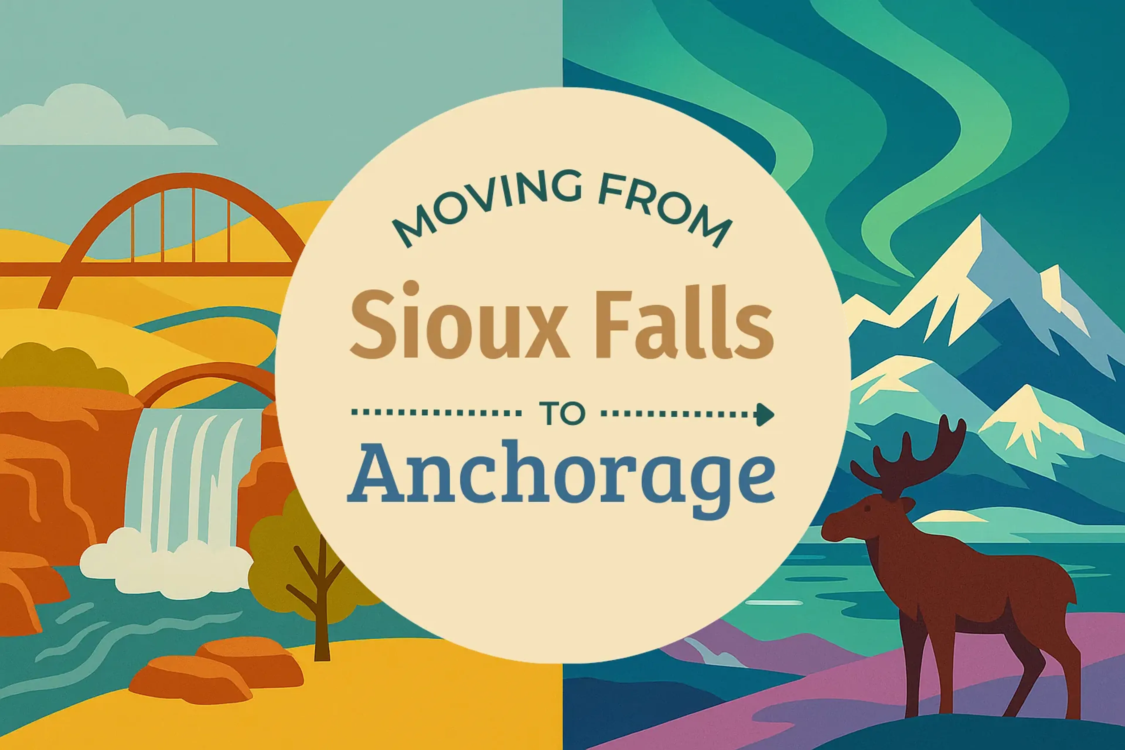 Side-by-side comparison of Sioux Falls to Anchorage moving companies