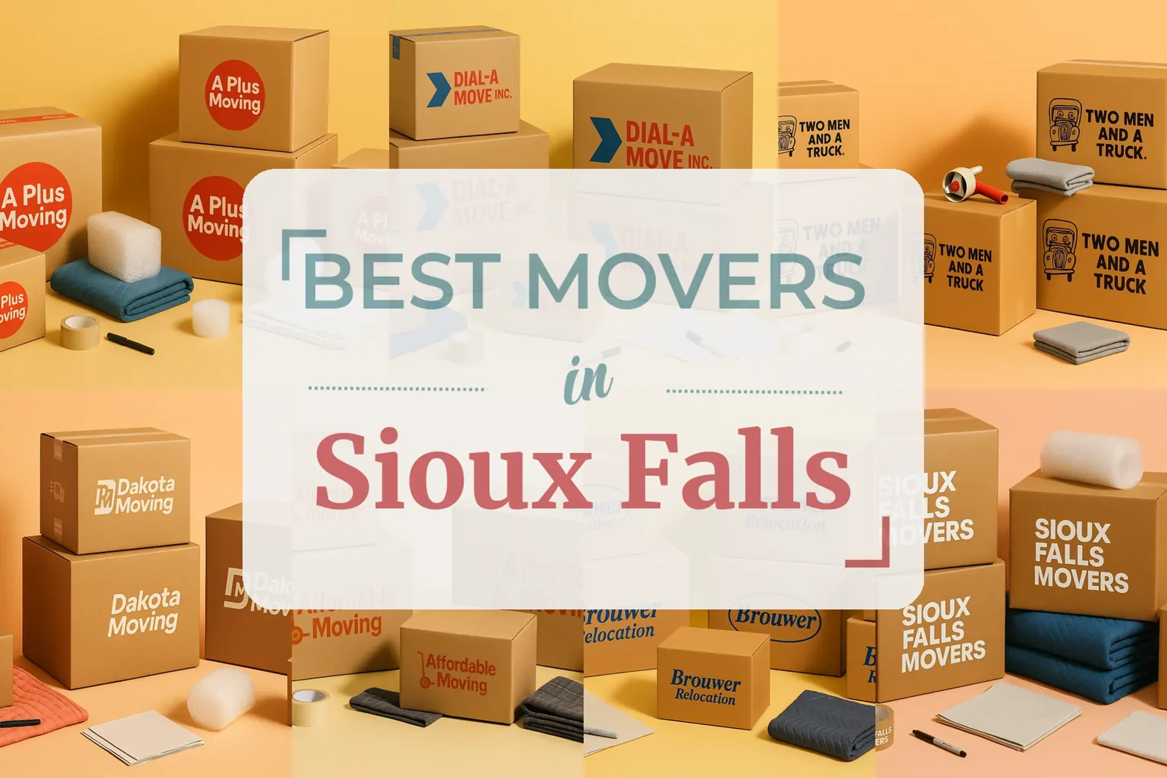 Side-by-side comparison of Sioux Falls moving companies