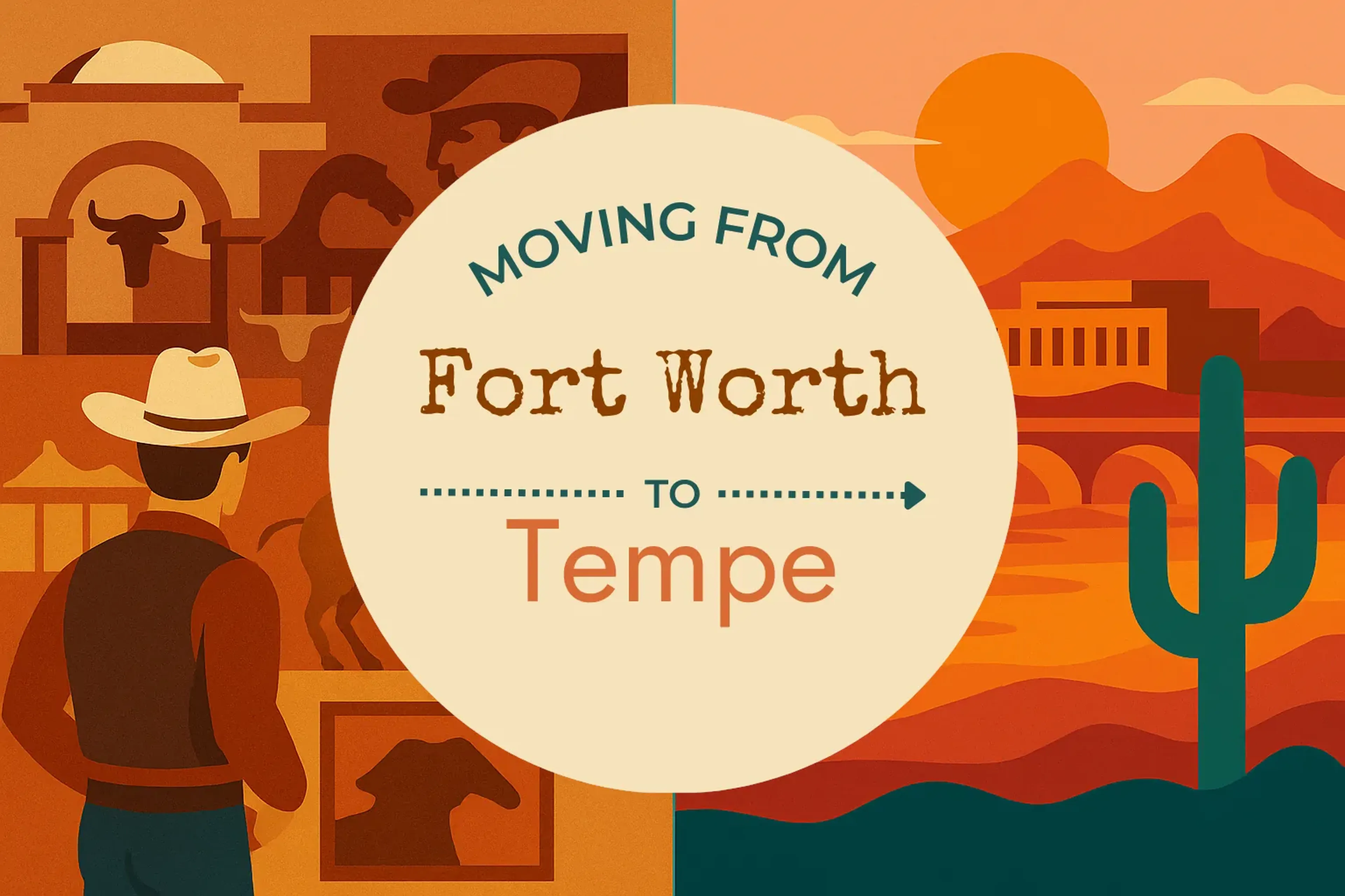 Side-by-side comparison of Fort Worth to Tempe moving companies