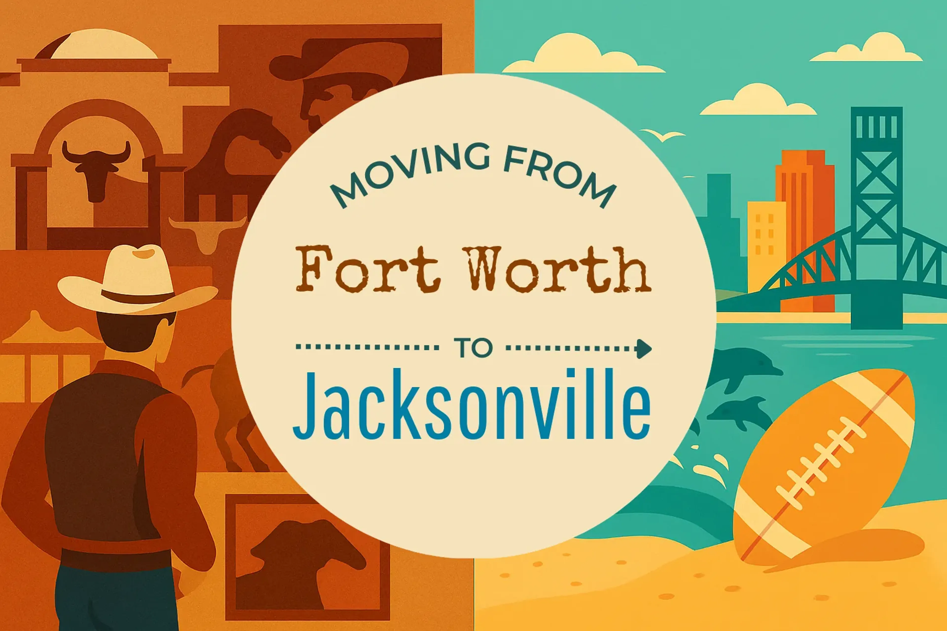 Side-by-side comparison of Fort Worth to Jacksonville moving companies