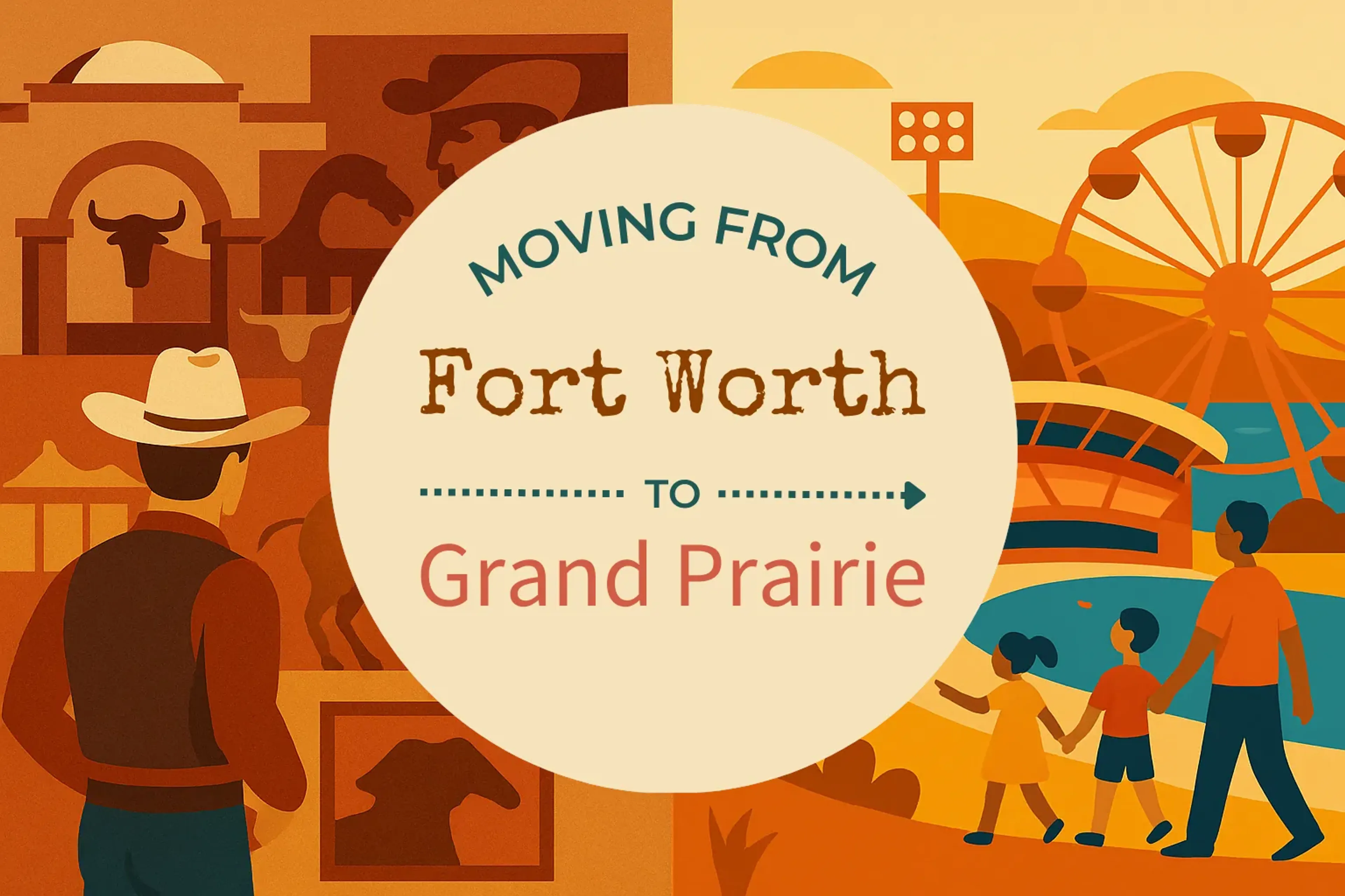 Side-by-side comparison of Fort Worth to Grand Prairie moving companies