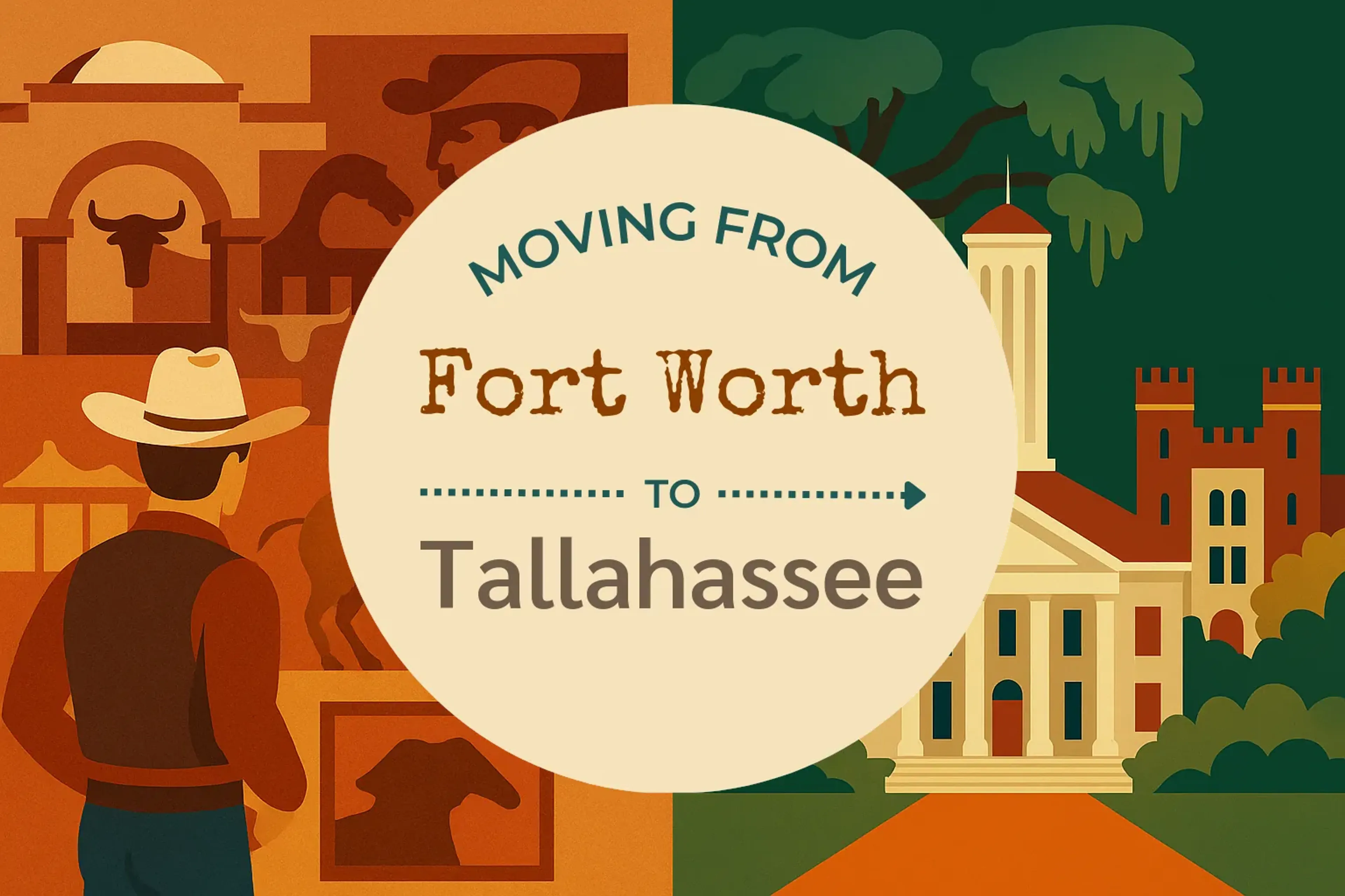Side-by-side comparison of Fort Worth to Tallahassee moving companies