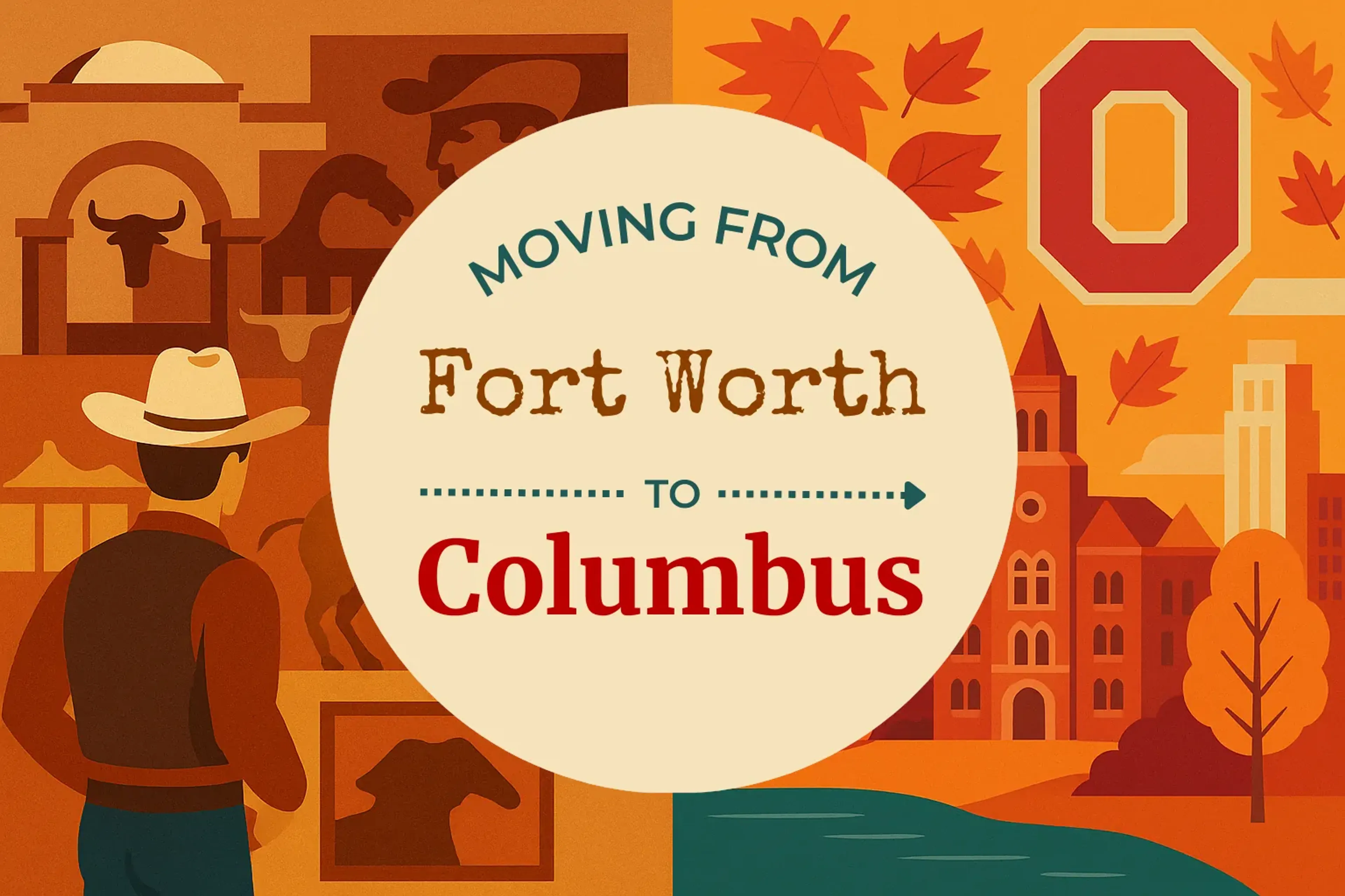 Side-by-side comparison of Fort Worth to Columbus moving companies