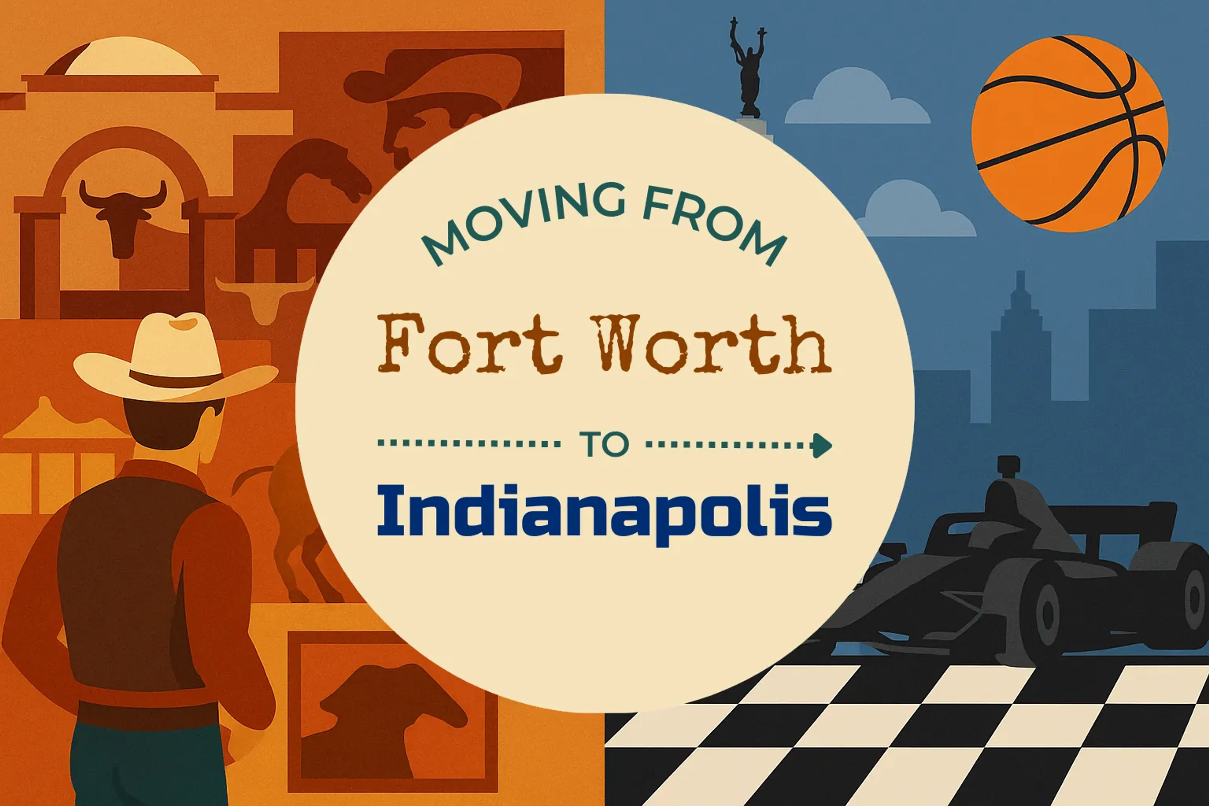 Side-by-side comparison of Fort Worth to Indianapolis moving companies