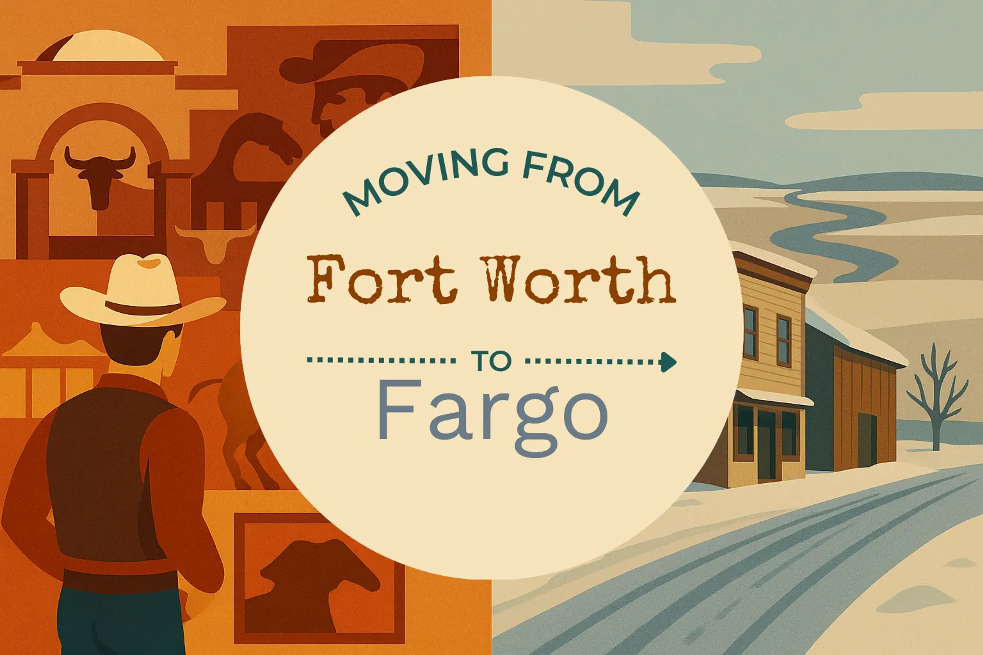 Side-by-side comparison of Fort Worth to Fargo moving companies
