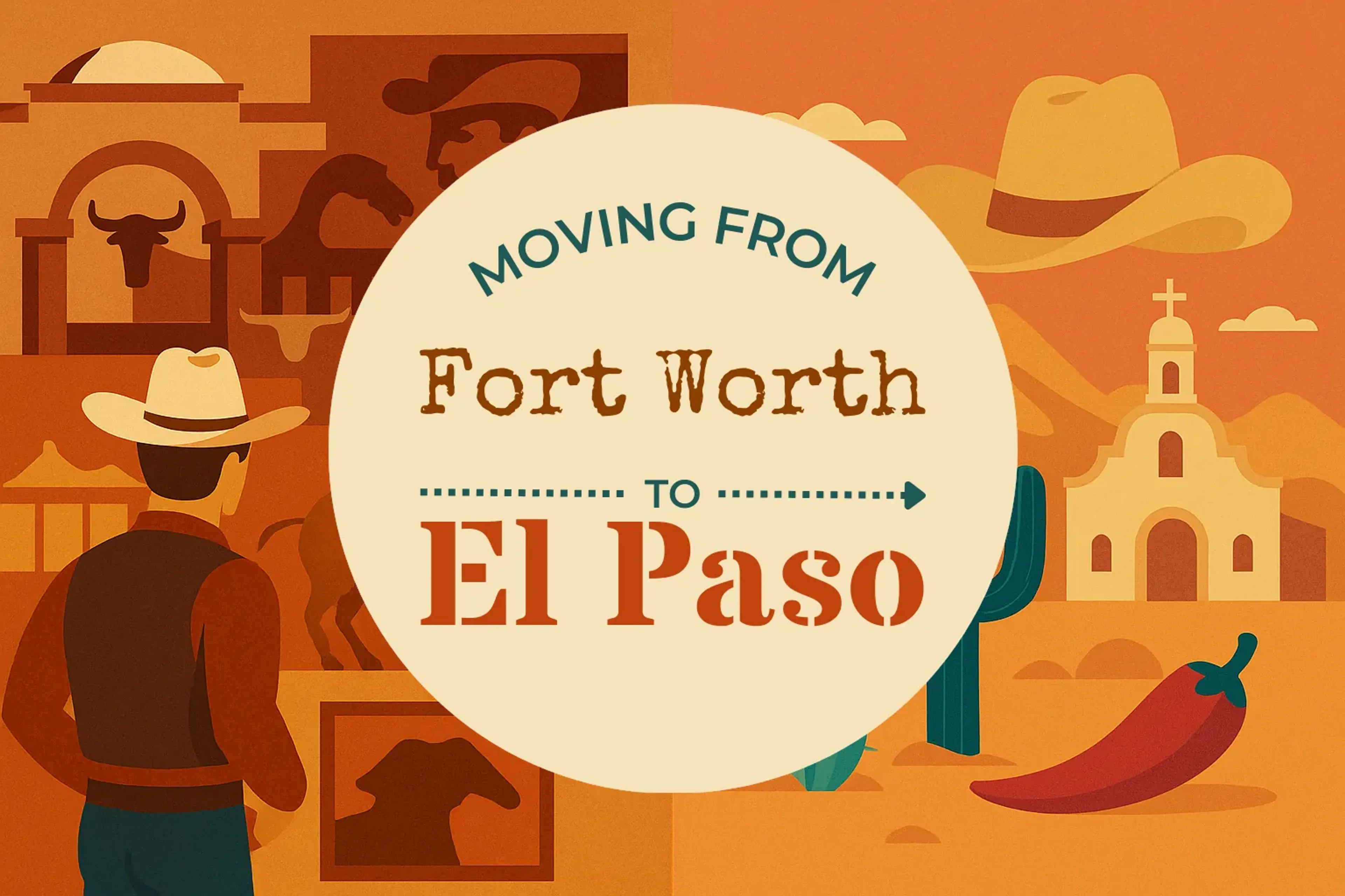 Side-by-side comparison of Fort Worth to El Paso moving companies
