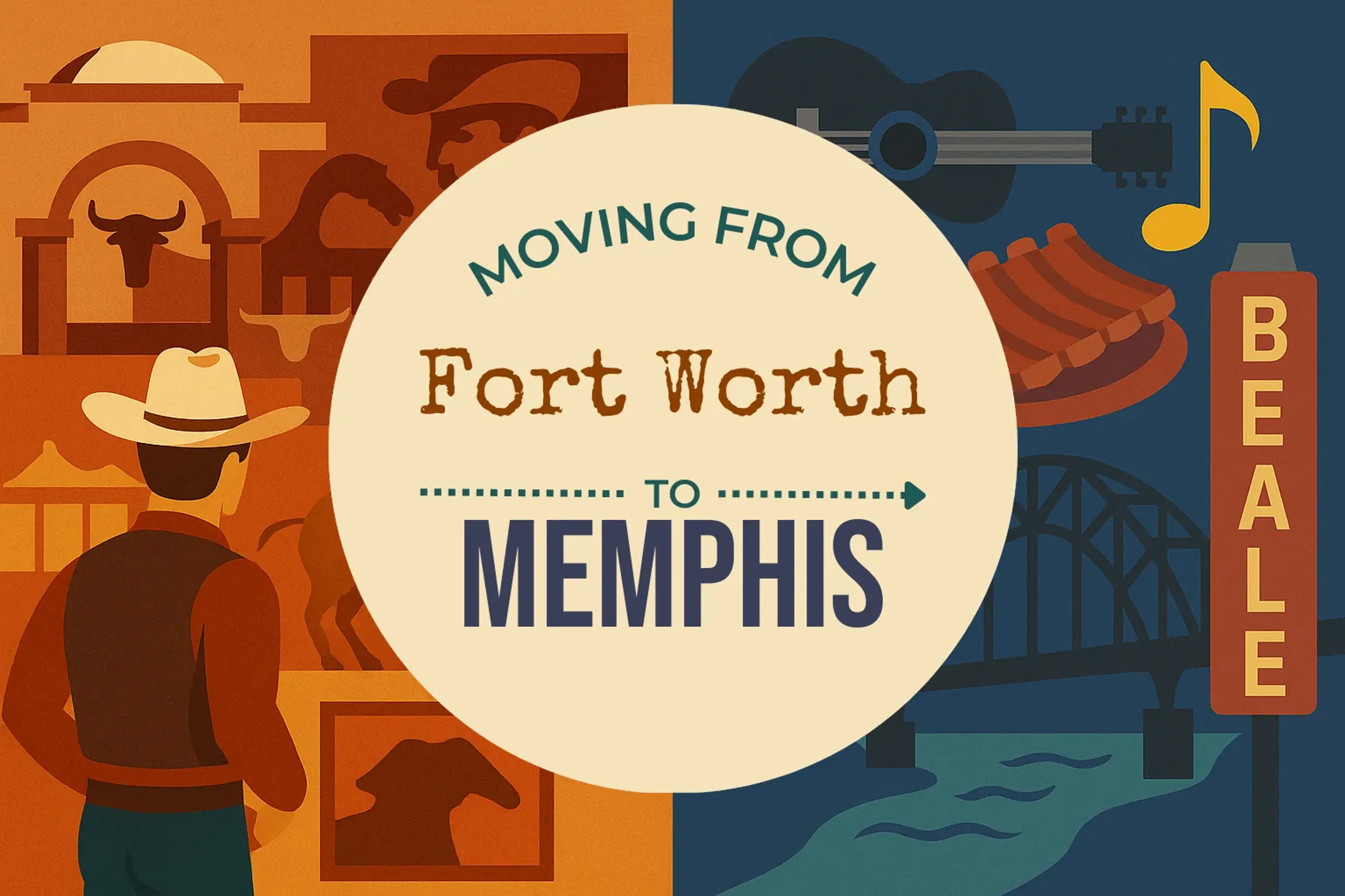 Side-by-side comparison of Fort Worth to Memphis moving companies