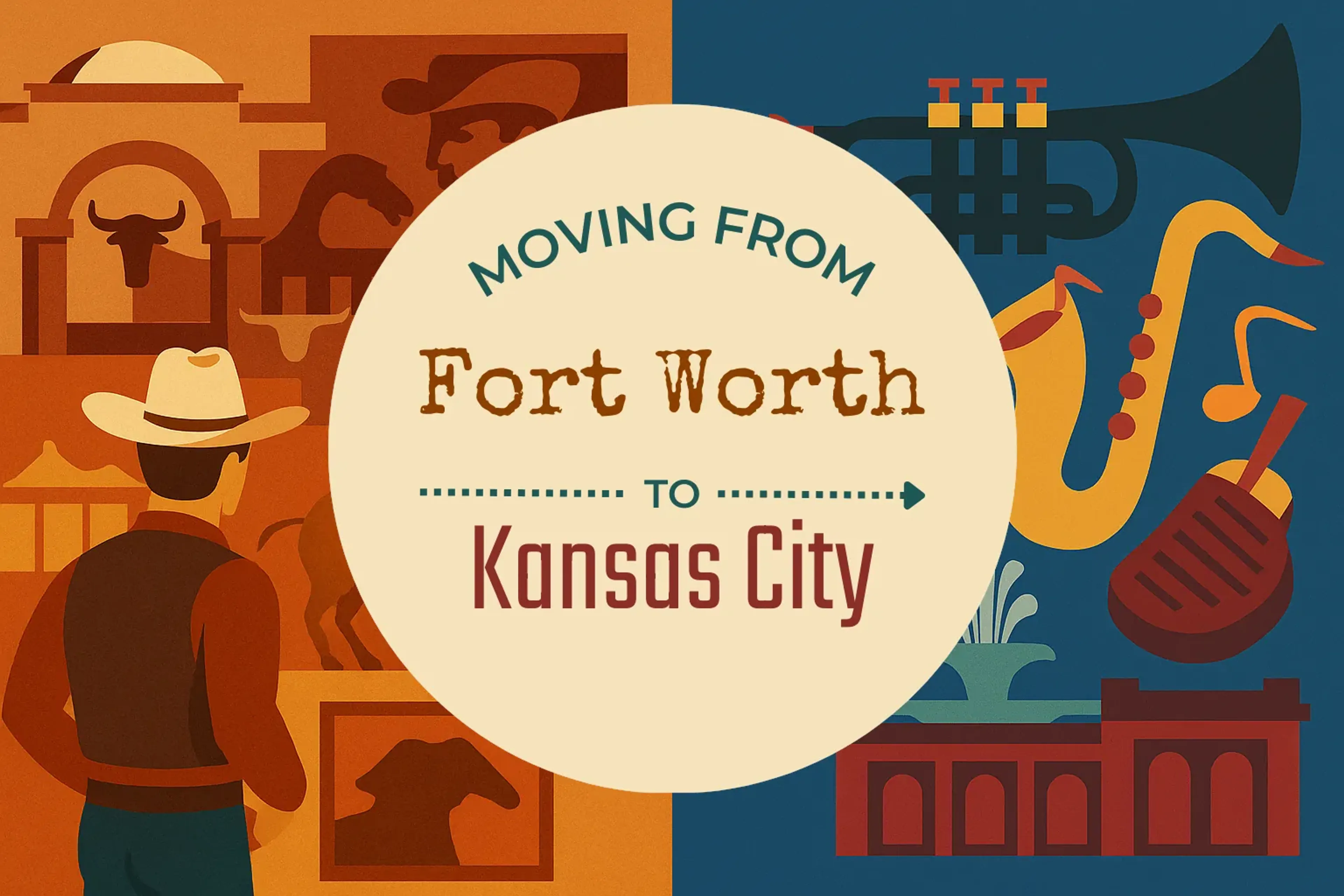 Side-by-side comparison of Fort Worth to Kansas City moving companies