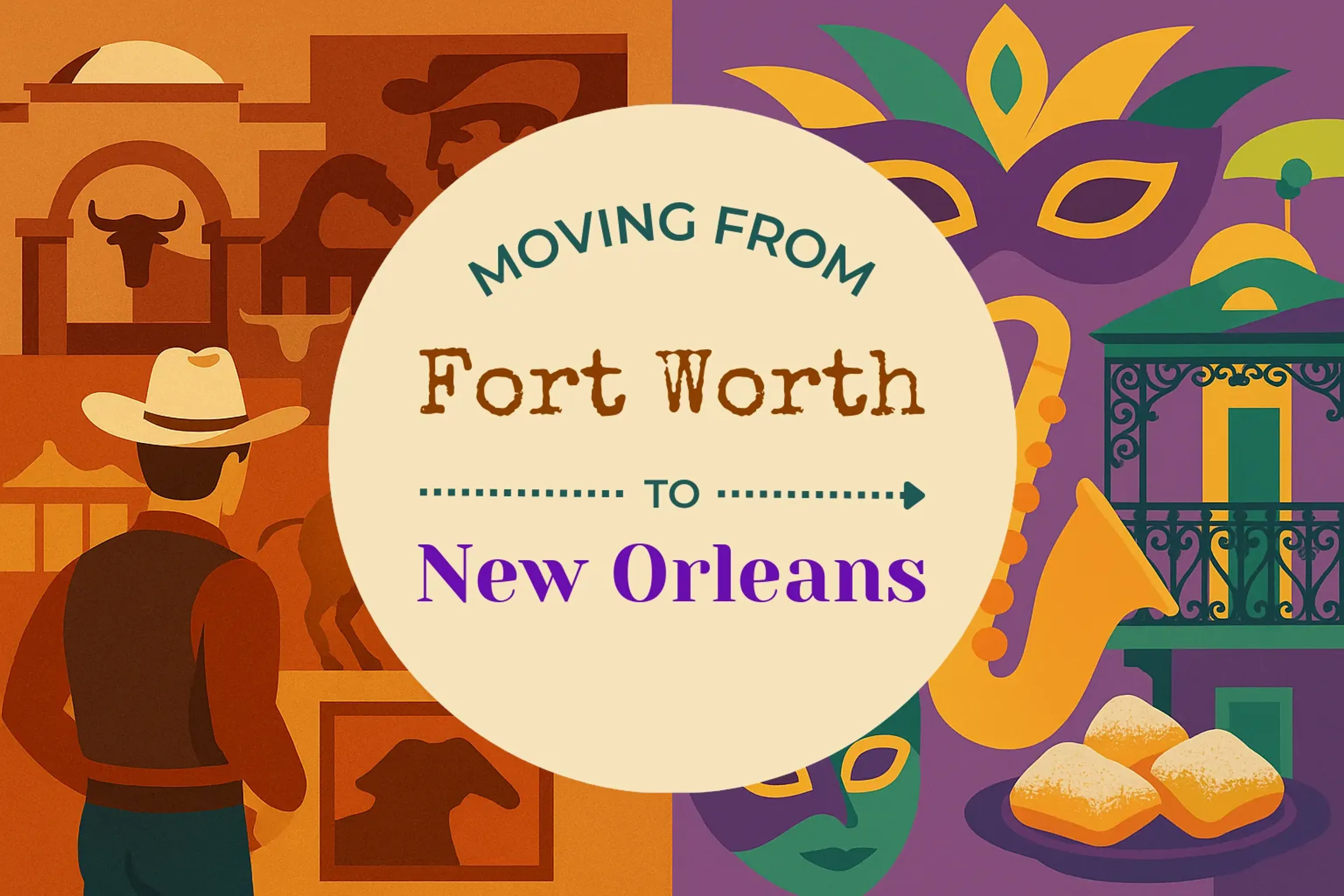 Side-by-side comparison of Fort Worth to New Orleans moving companies