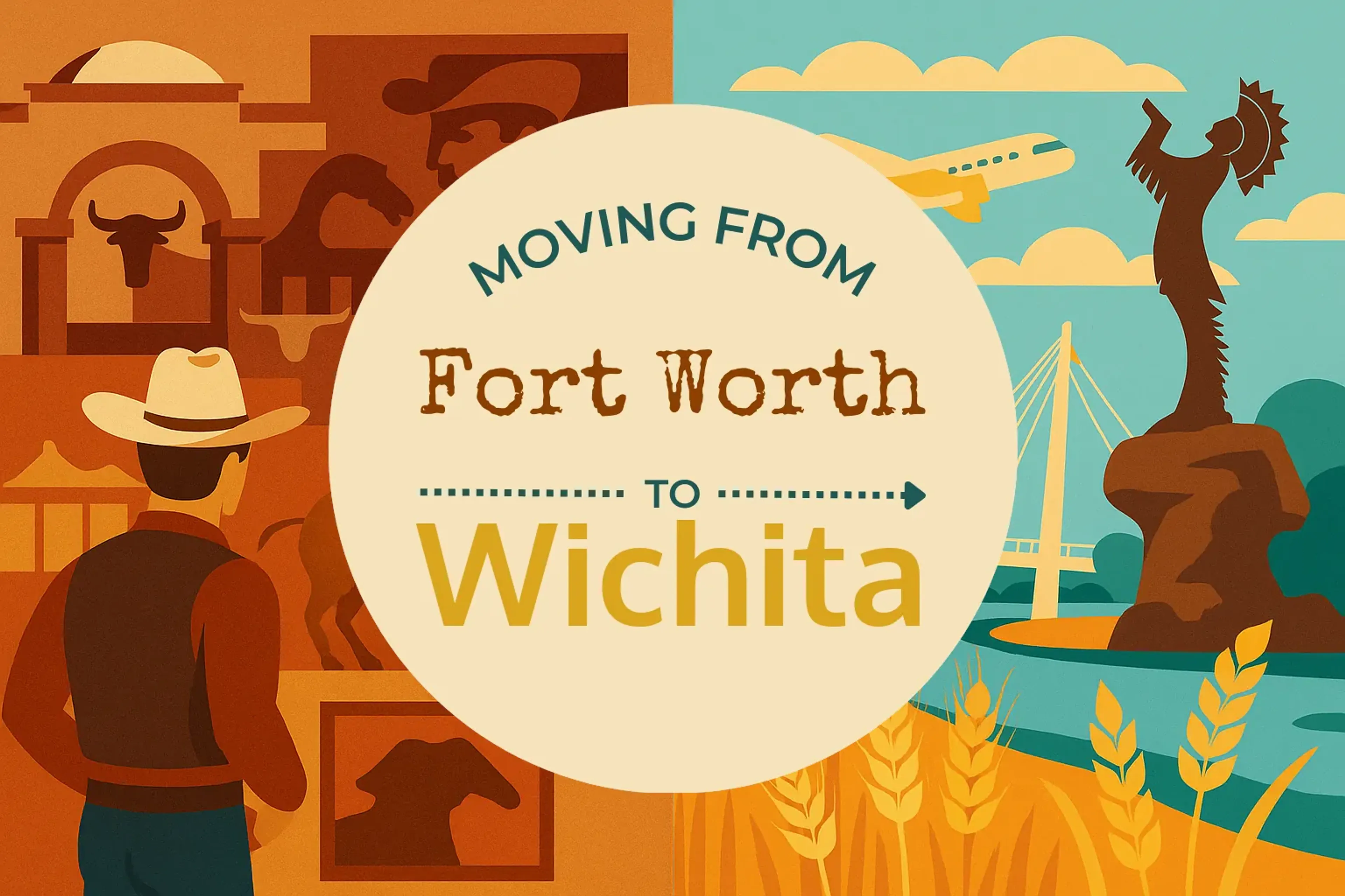 Side-by-side comparison of Fort Worth to Wichita moving companies