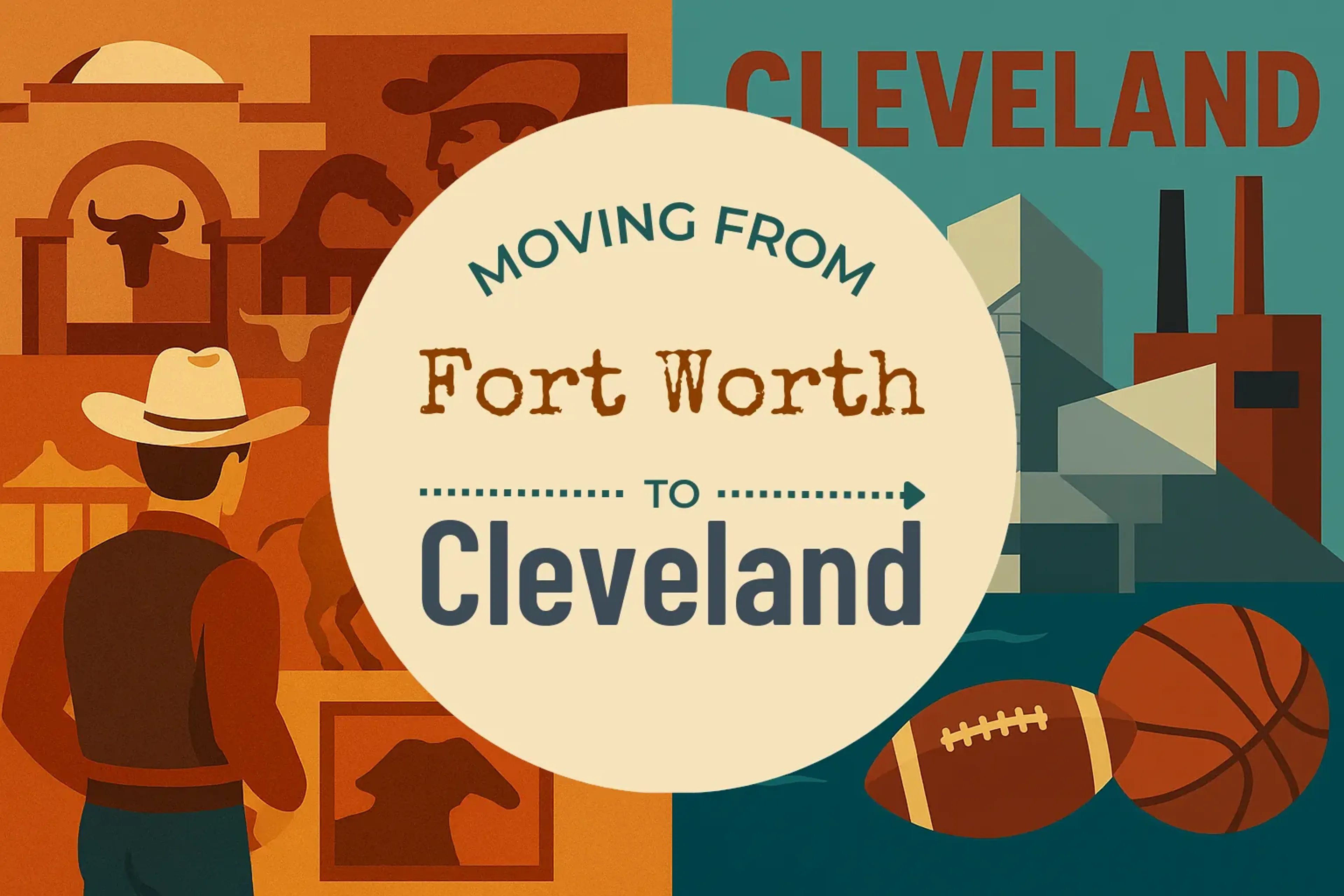 Side-by-side comparison of Fort Worth to Cleveland moving companies