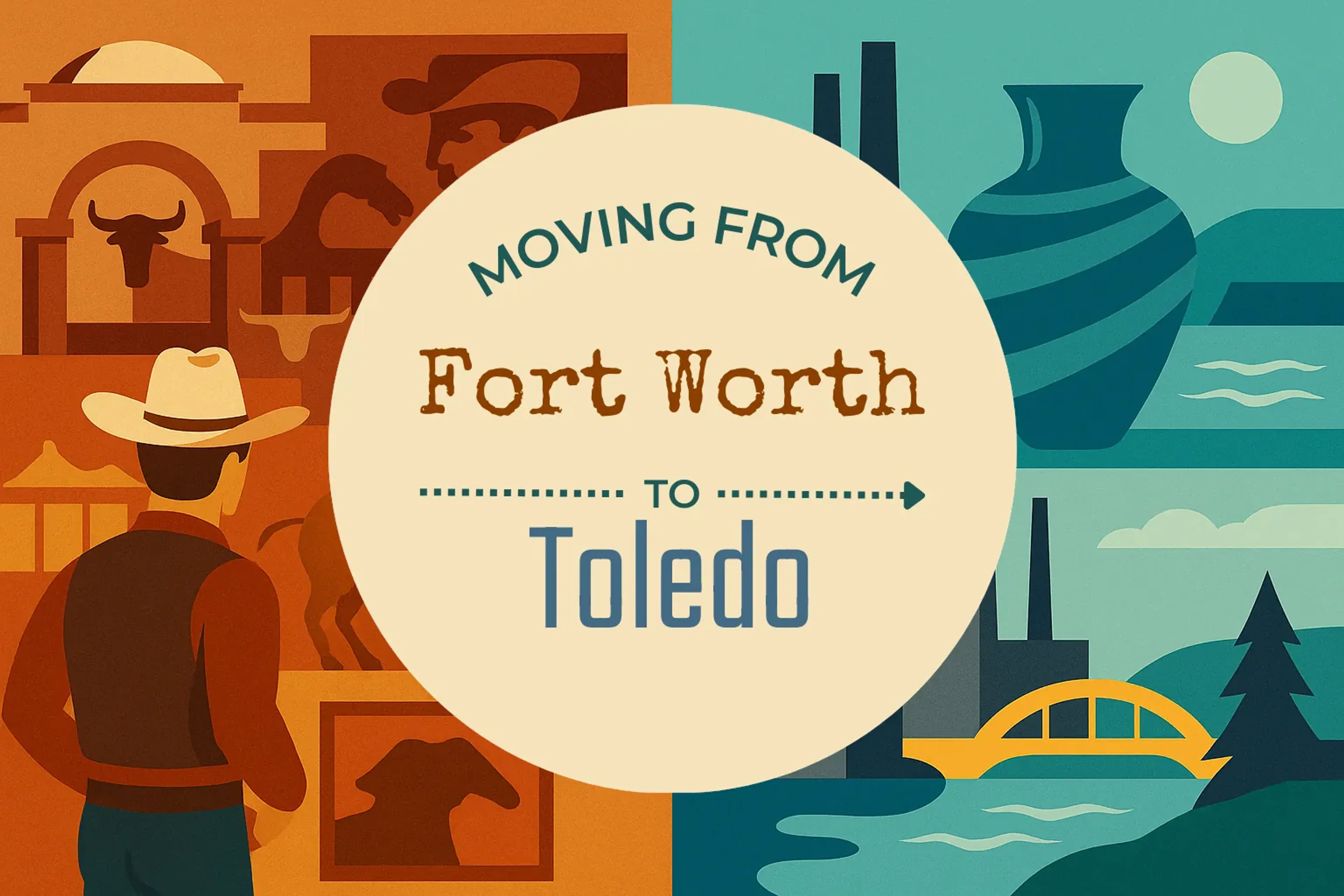 Side-by-side comparison of Fort Worth to Toledo moving companies