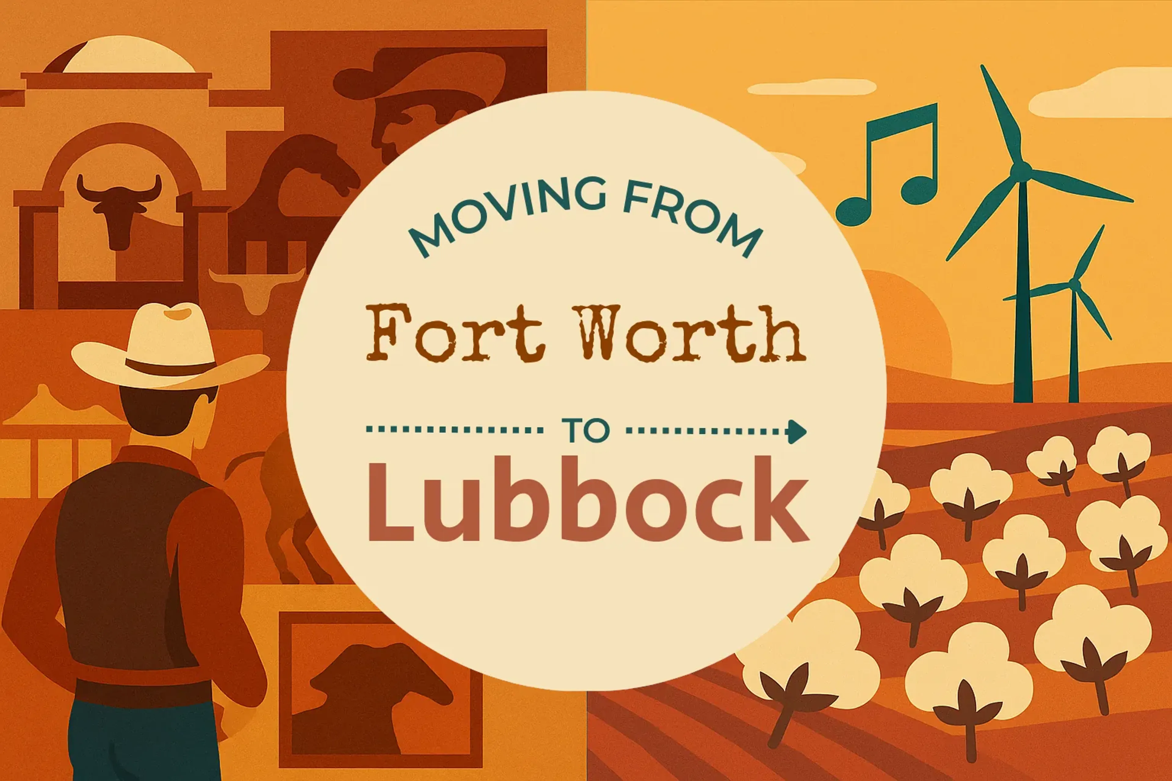 Side-by-side comparison of Fort Worth to Lubbock moving companies
