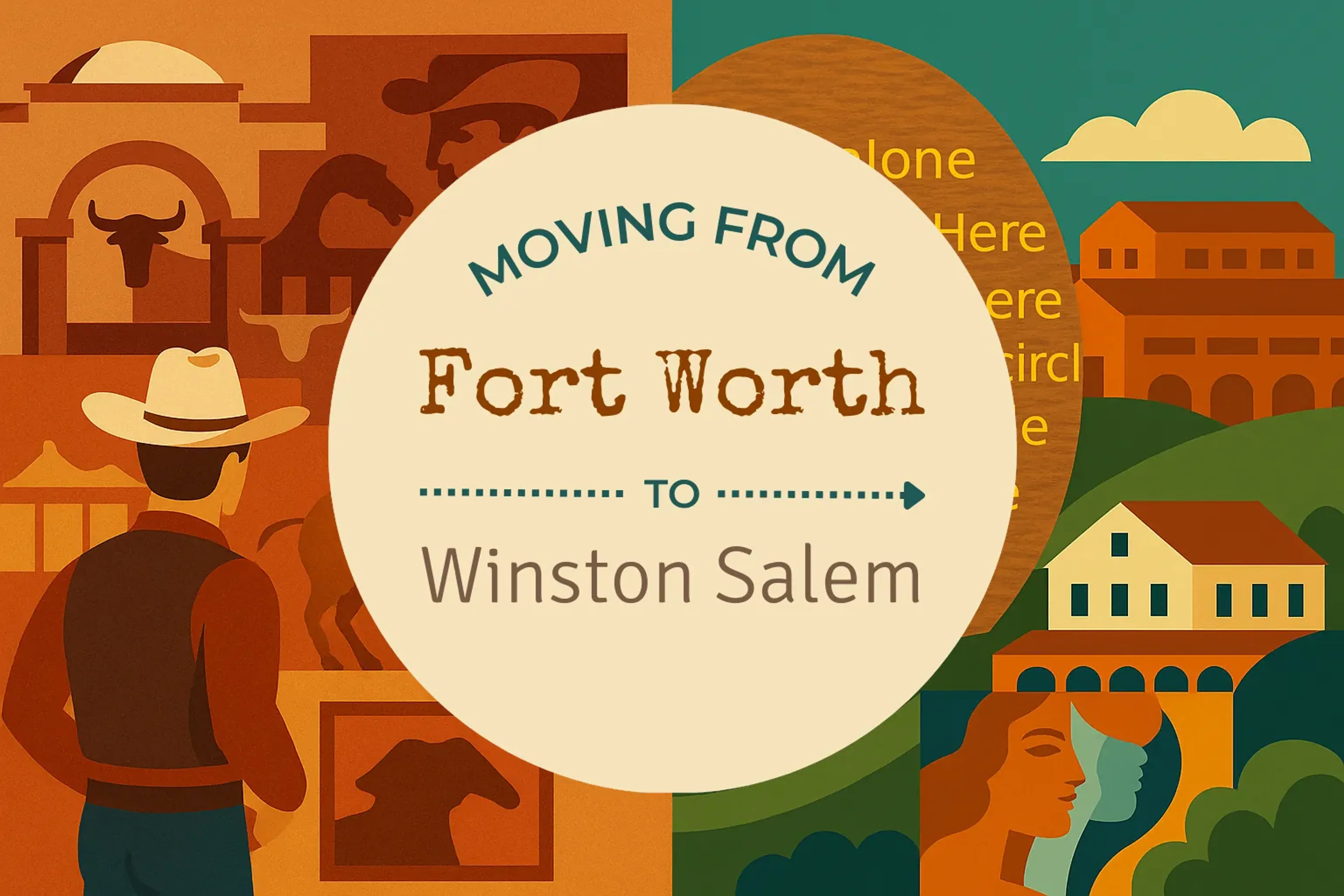 Side-by-side comparison of Fort Worth to Winston Salem moving companies