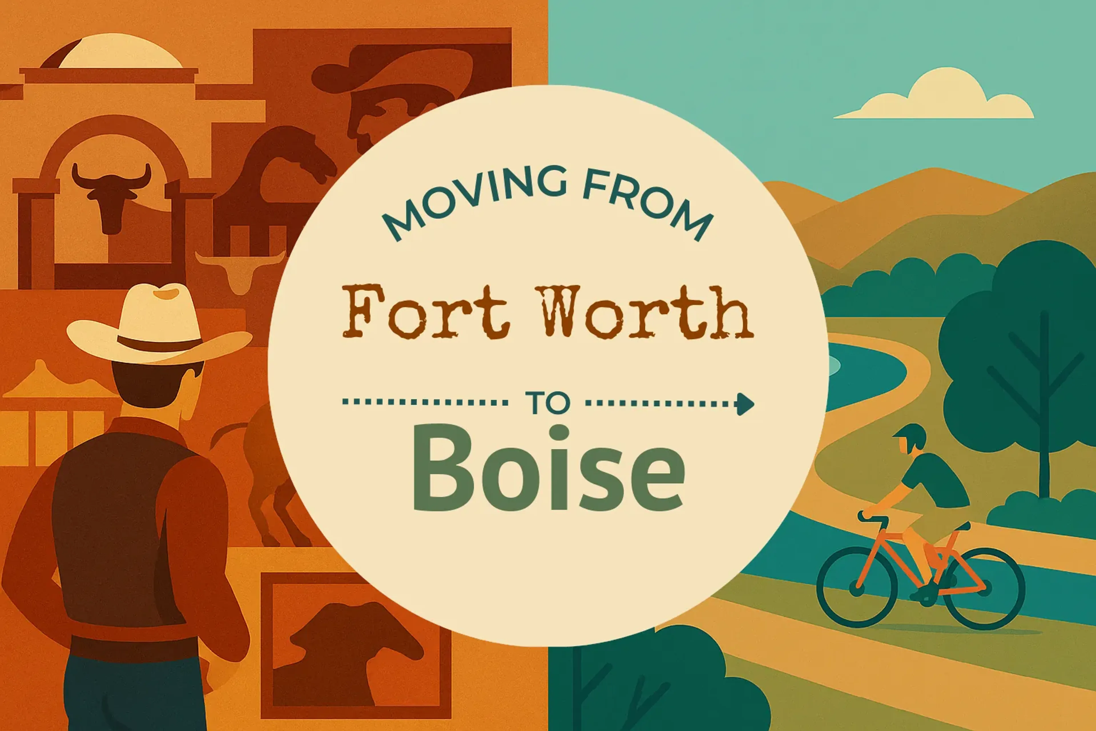 Side-by-side comparison of Fort Worth to Boise moving companies