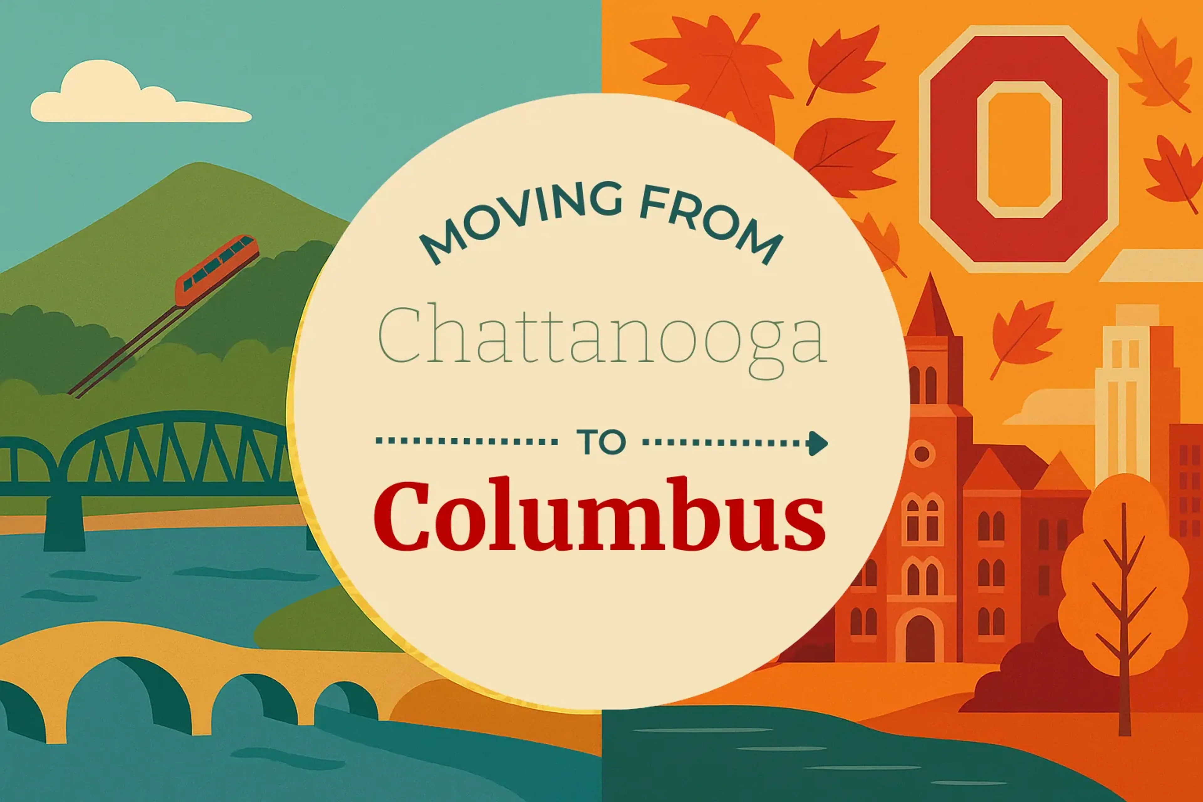 Side-by-side comparison of Chattanooga to Columbus moving companies