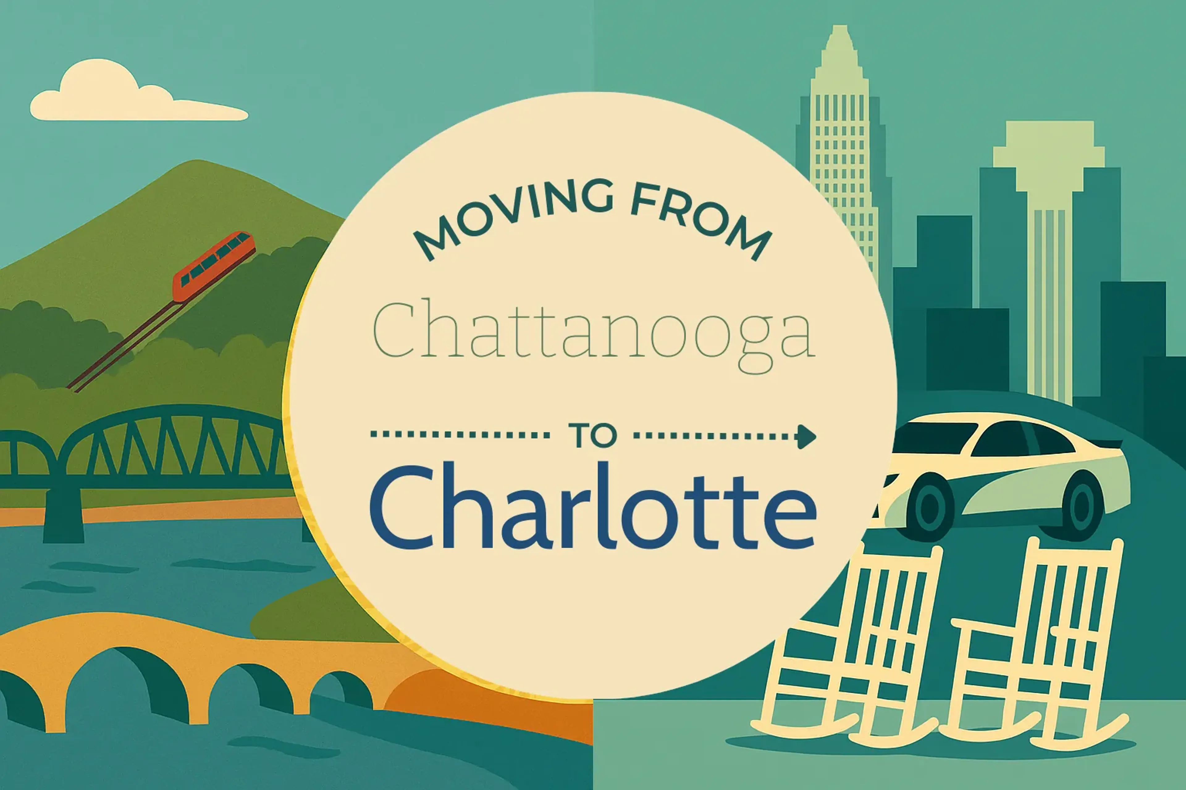 Side-by-side comparison of Chattanooga to Charlotte moving companies