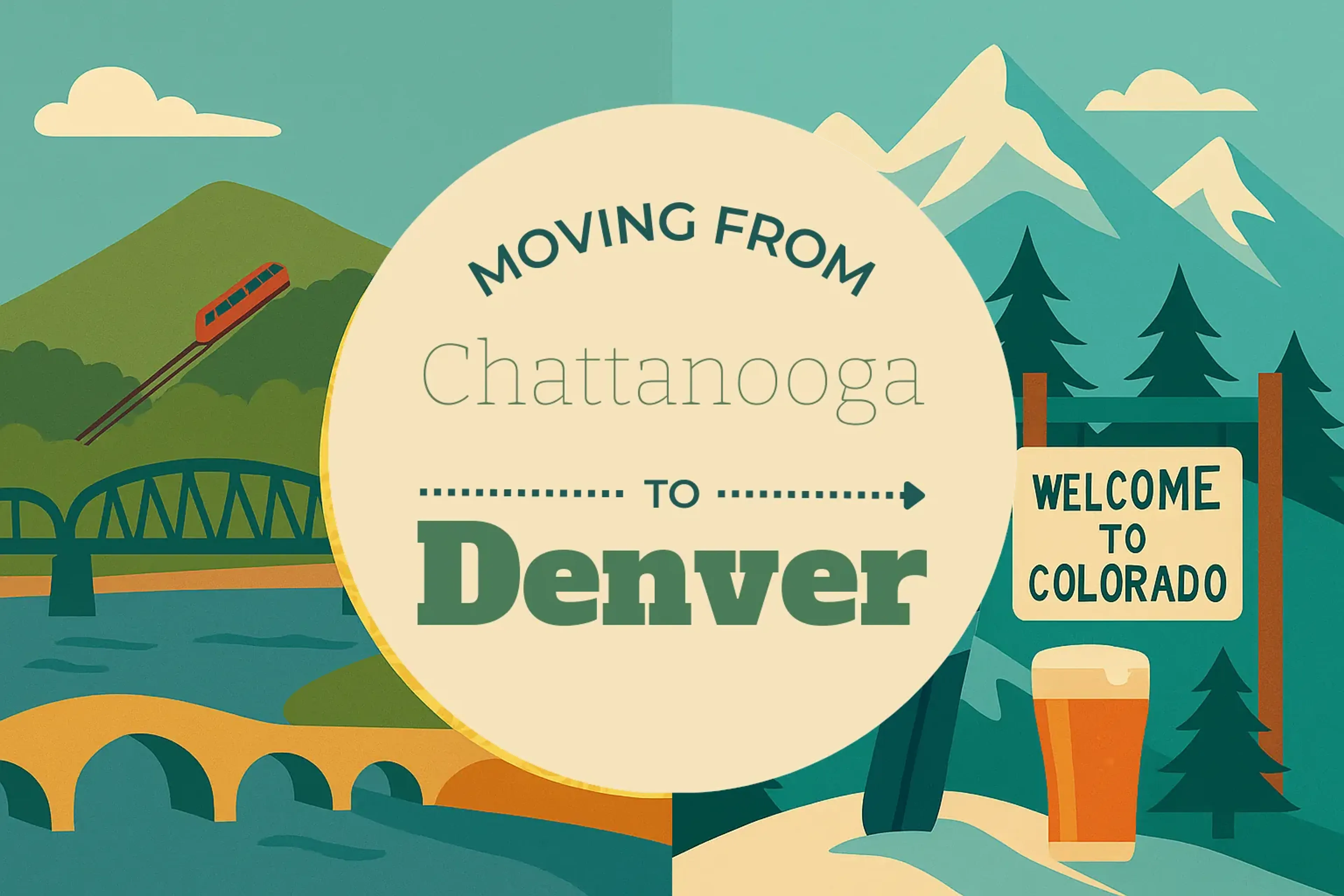Side-by-side comparison of Chattanooga to Denver moving companies