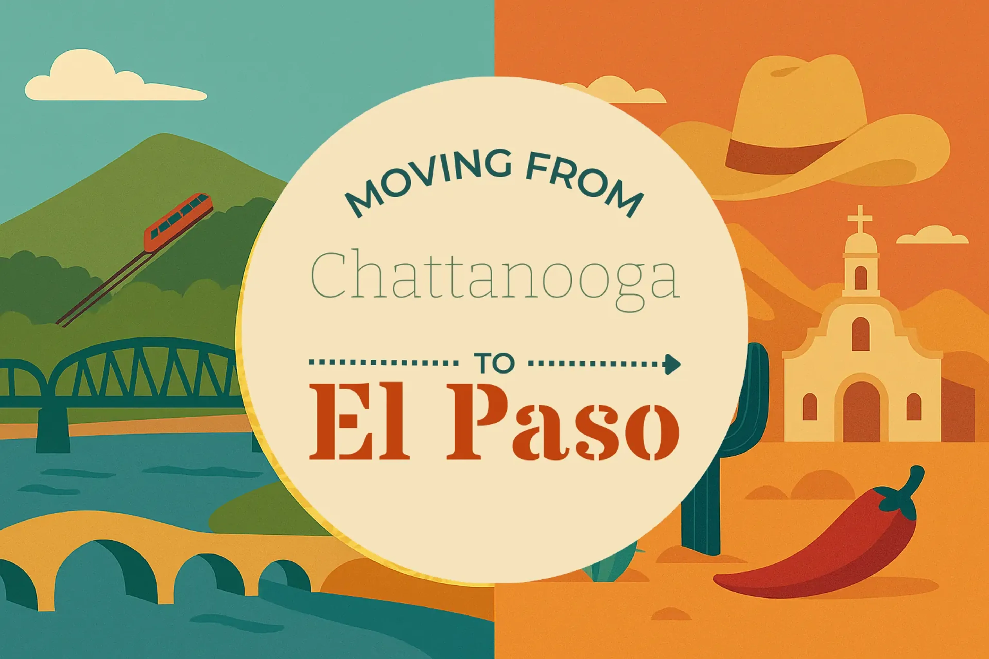 Side-by-side comparison of Chattanooga to El Paso moving companies