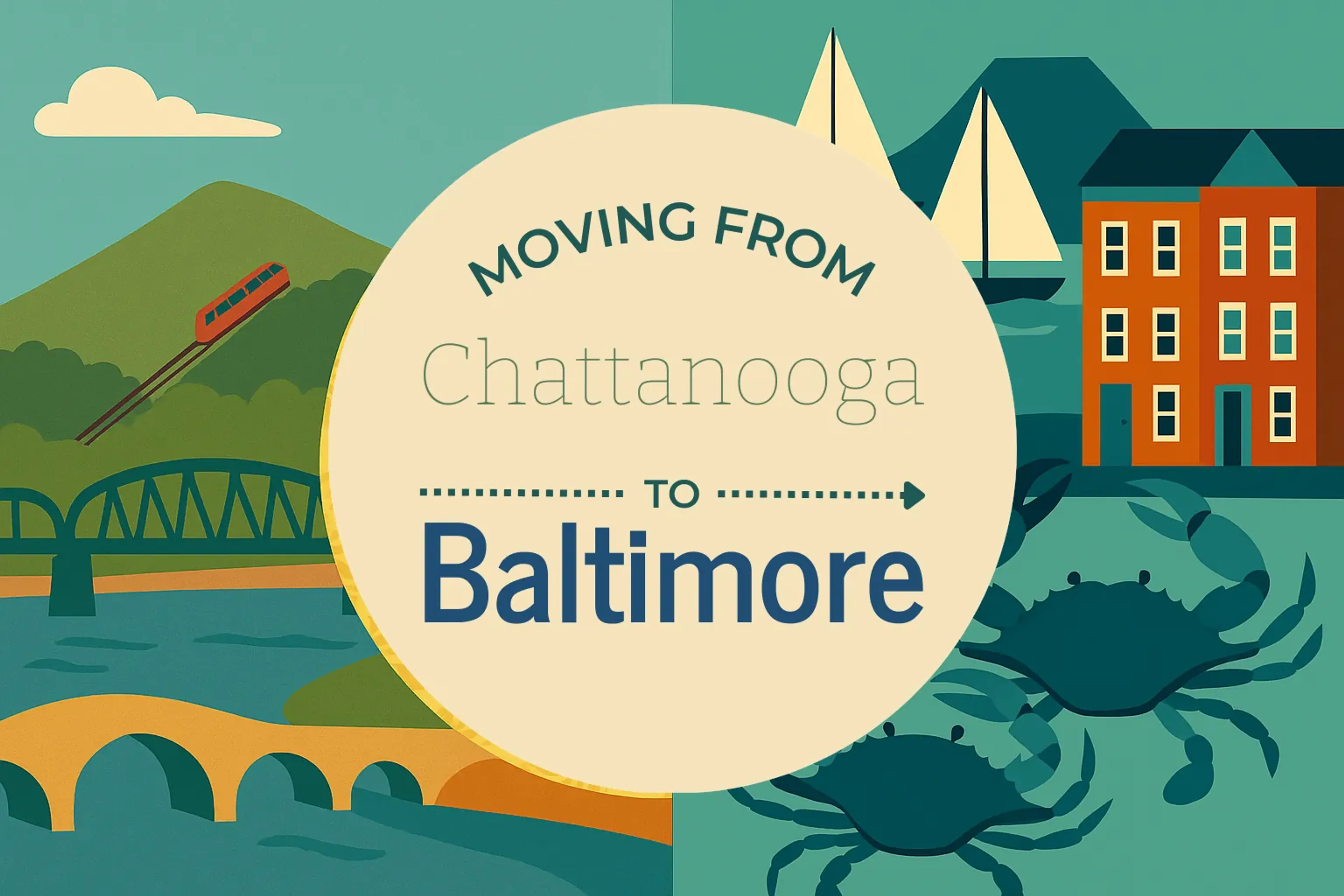 Side-by-side comparison of Chattanooga to Baltimore moving companies