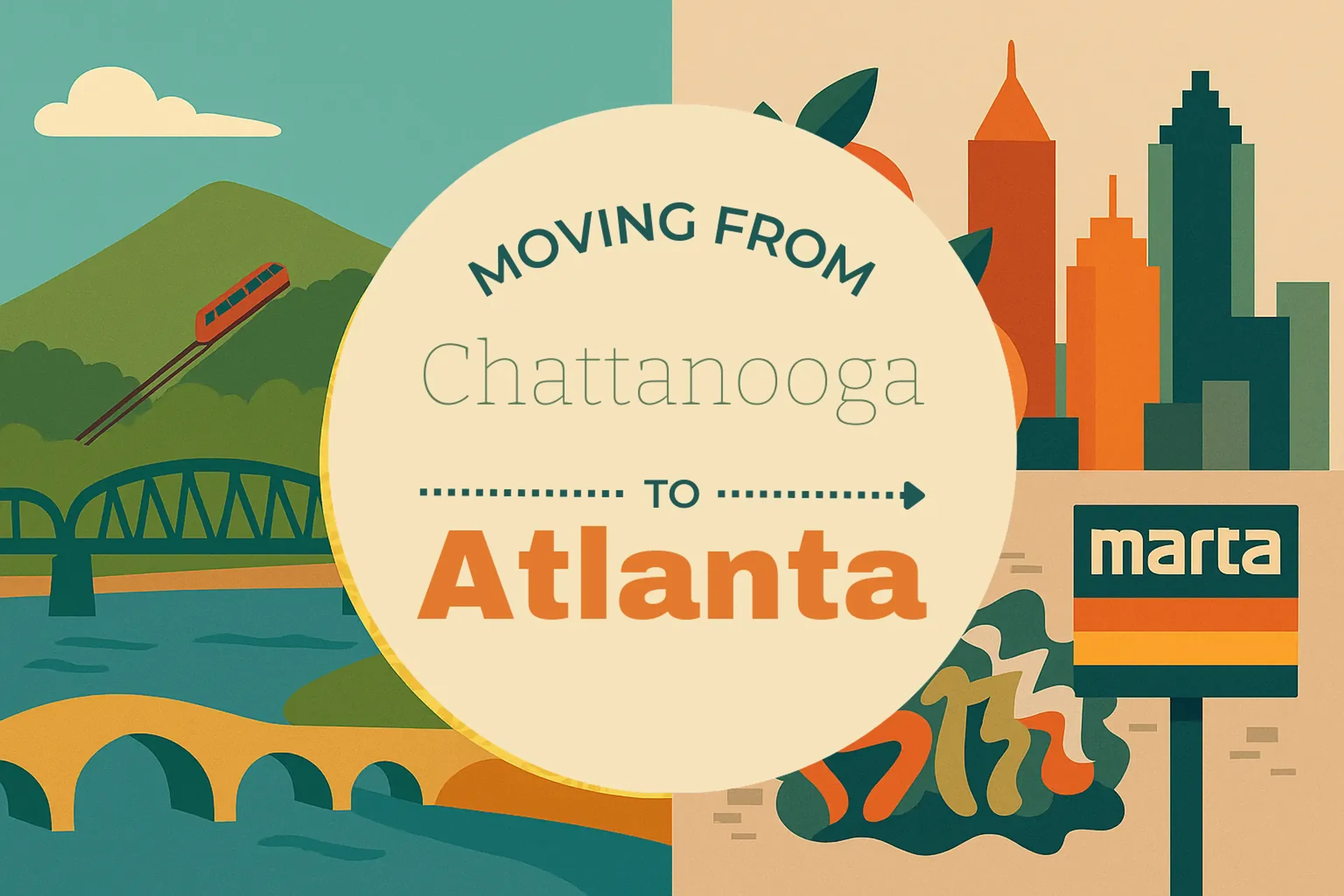Side-by-side comparison of Chattanooga to Atlanta moving companies