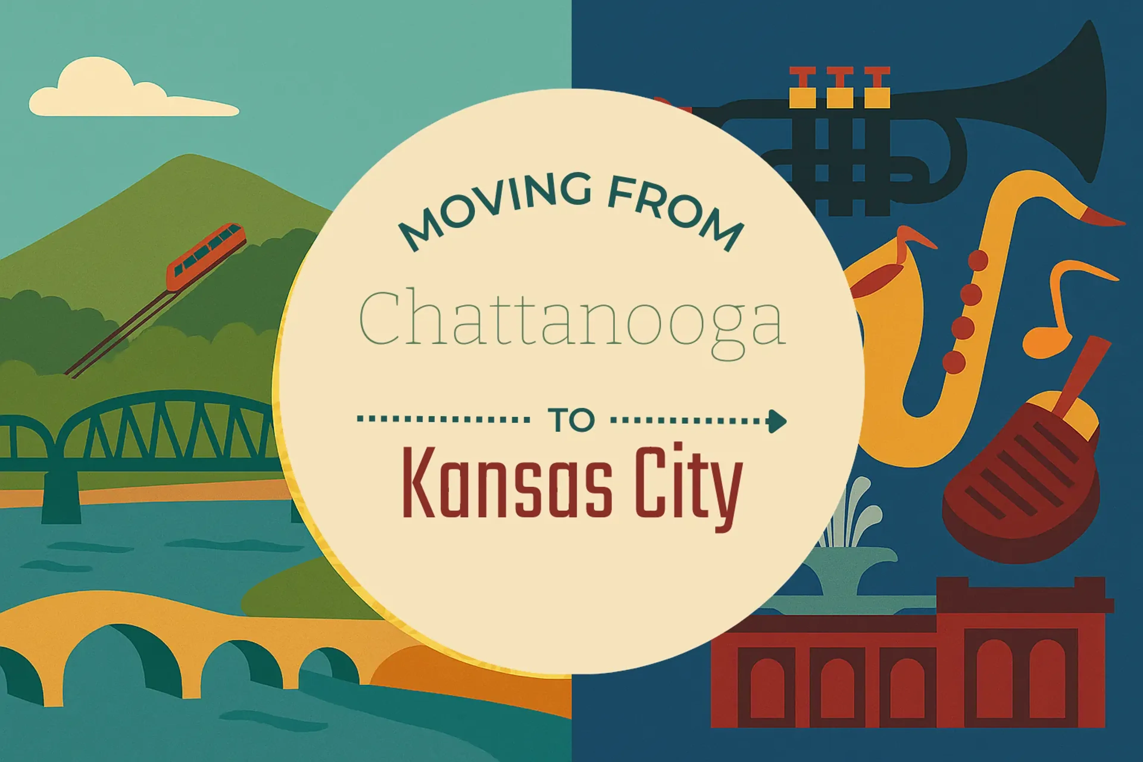 Side-by-side comparison of Chattanooga to Kansas City moving companies