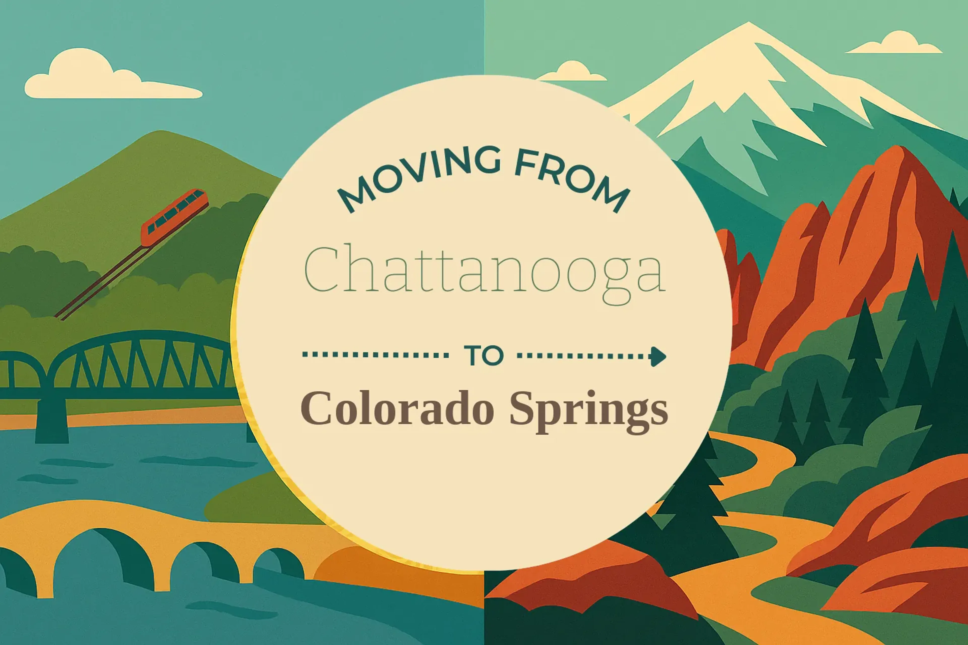 Side-by-side comparison of Chattanooga to Colorado Springs moving companies