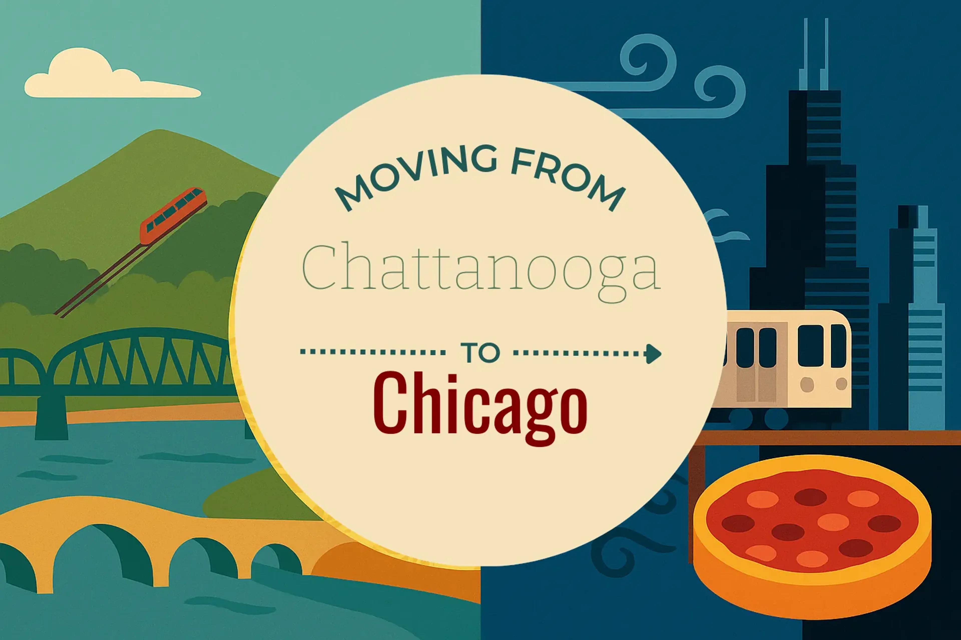 Side-by-side comparison of Chattanooga to Chicago moving companies