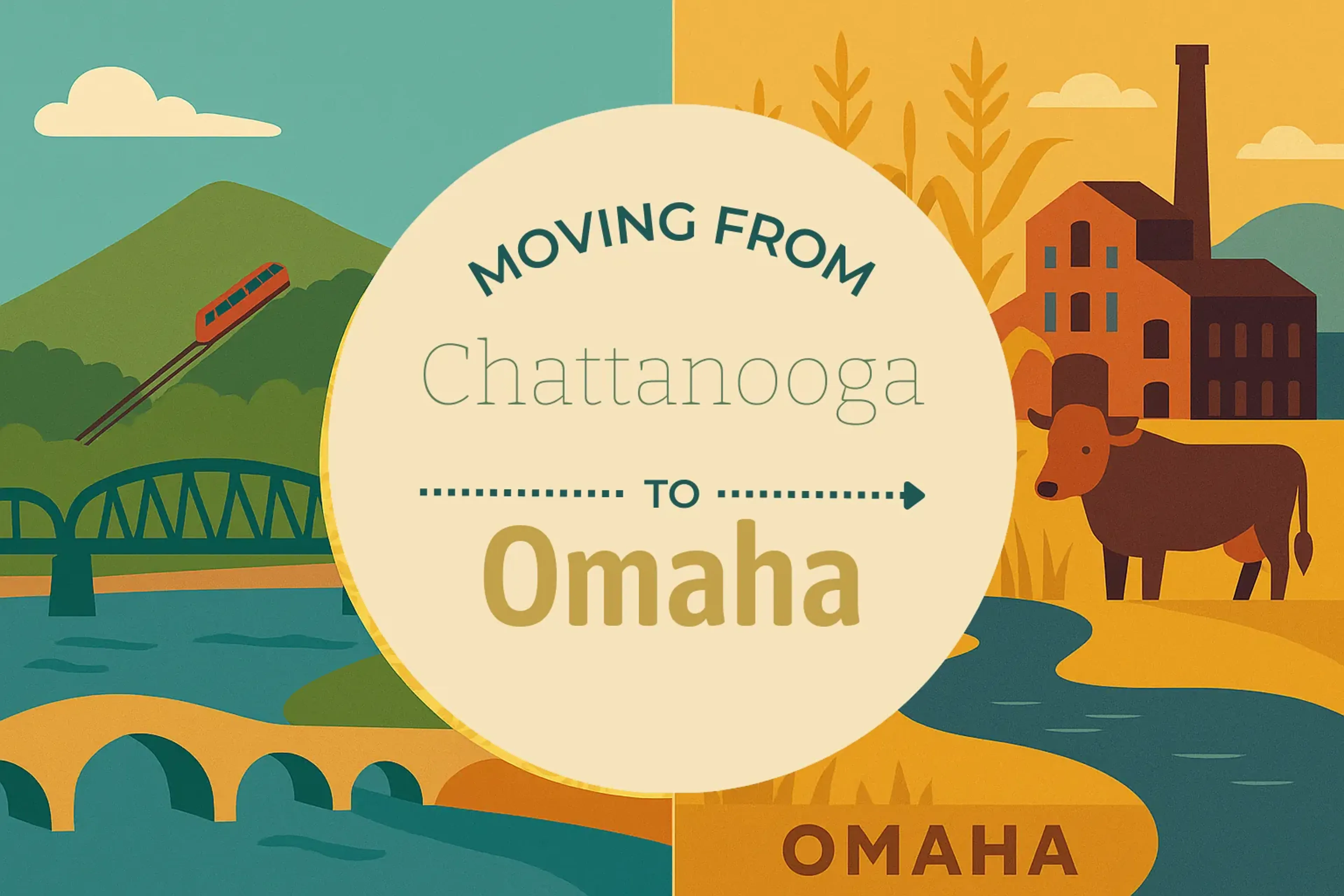 Side-by-side comparison of Chattanooga to Omaha moving companies