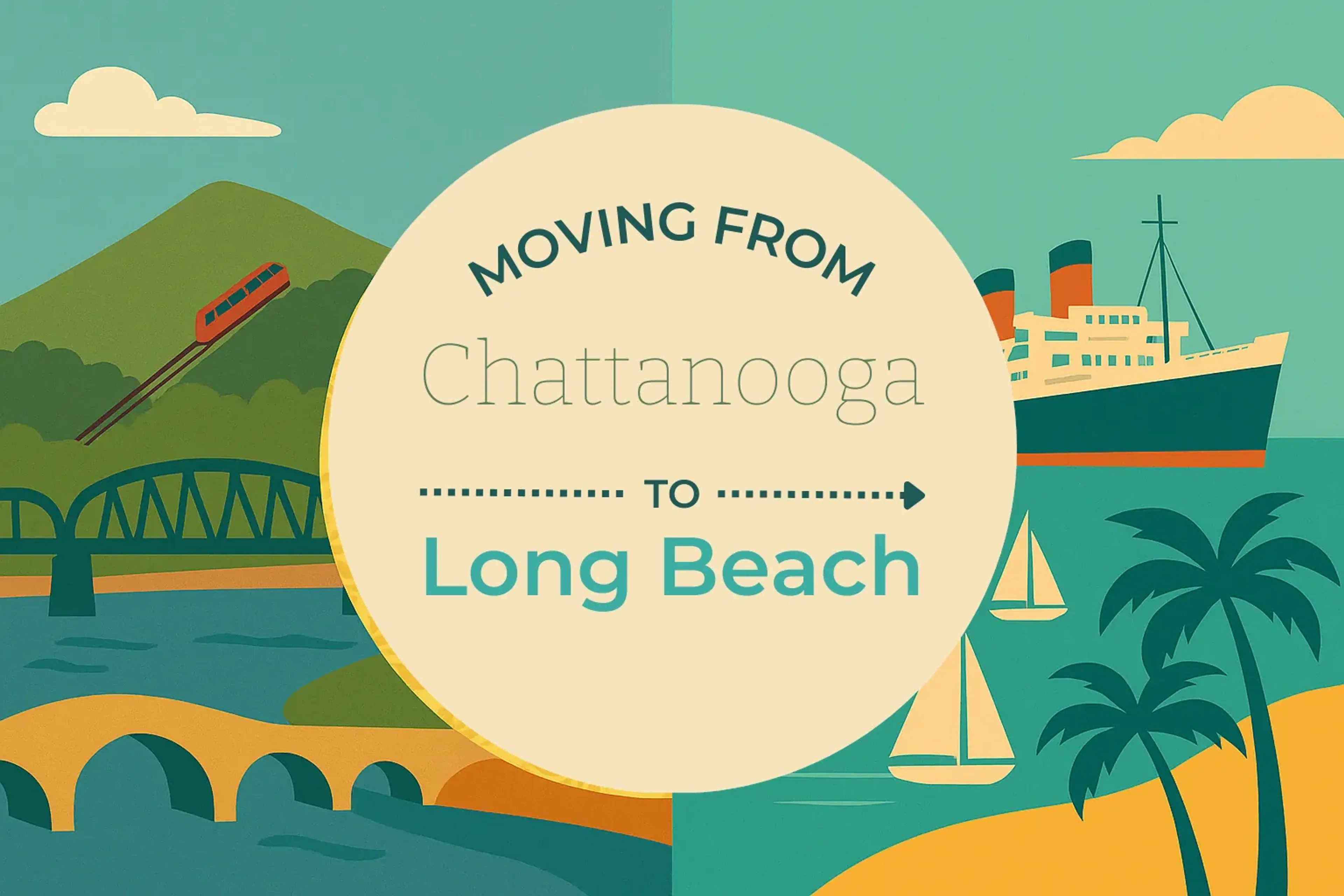 Side-by-side comparison of Chattanooga to Long Beach moving companies