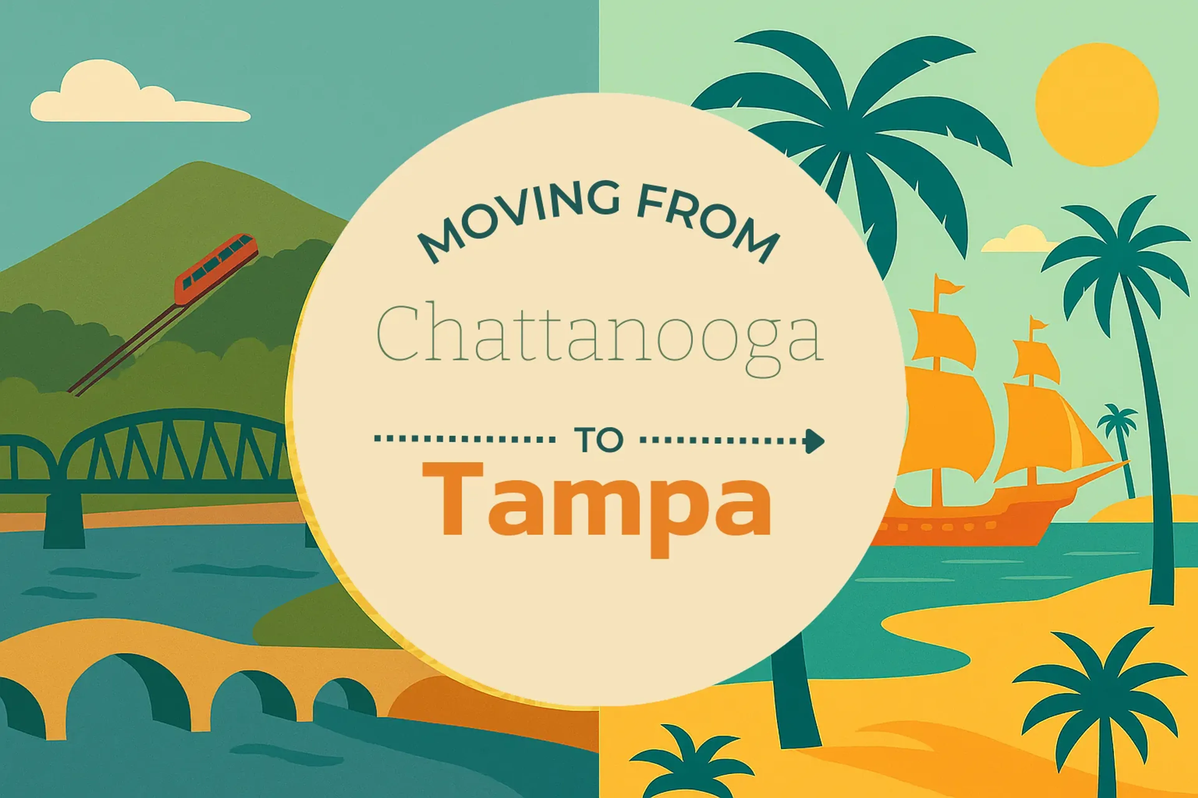 Side-by-side comparison of Chattanooga to Tampa moving companies